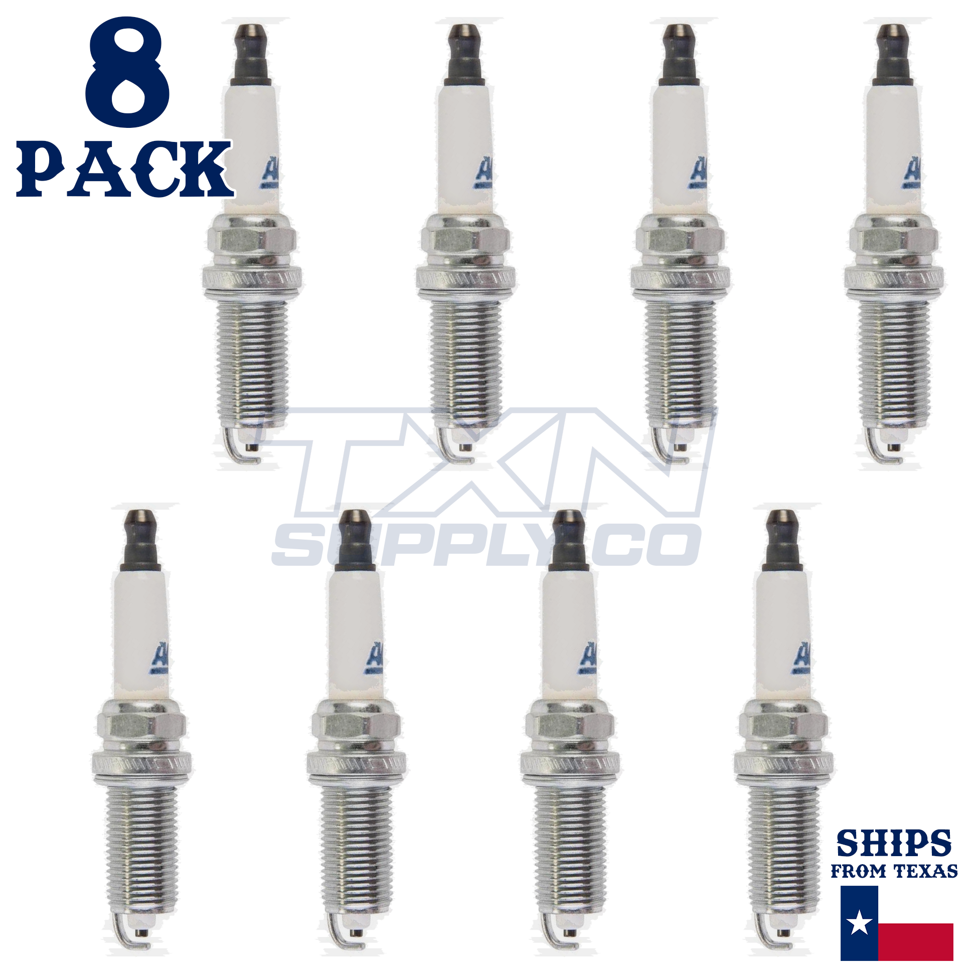 8 Pack GM ACDelco #20 RAPIDFIRE Platinum Spark Plugs 19323045 - Image 1