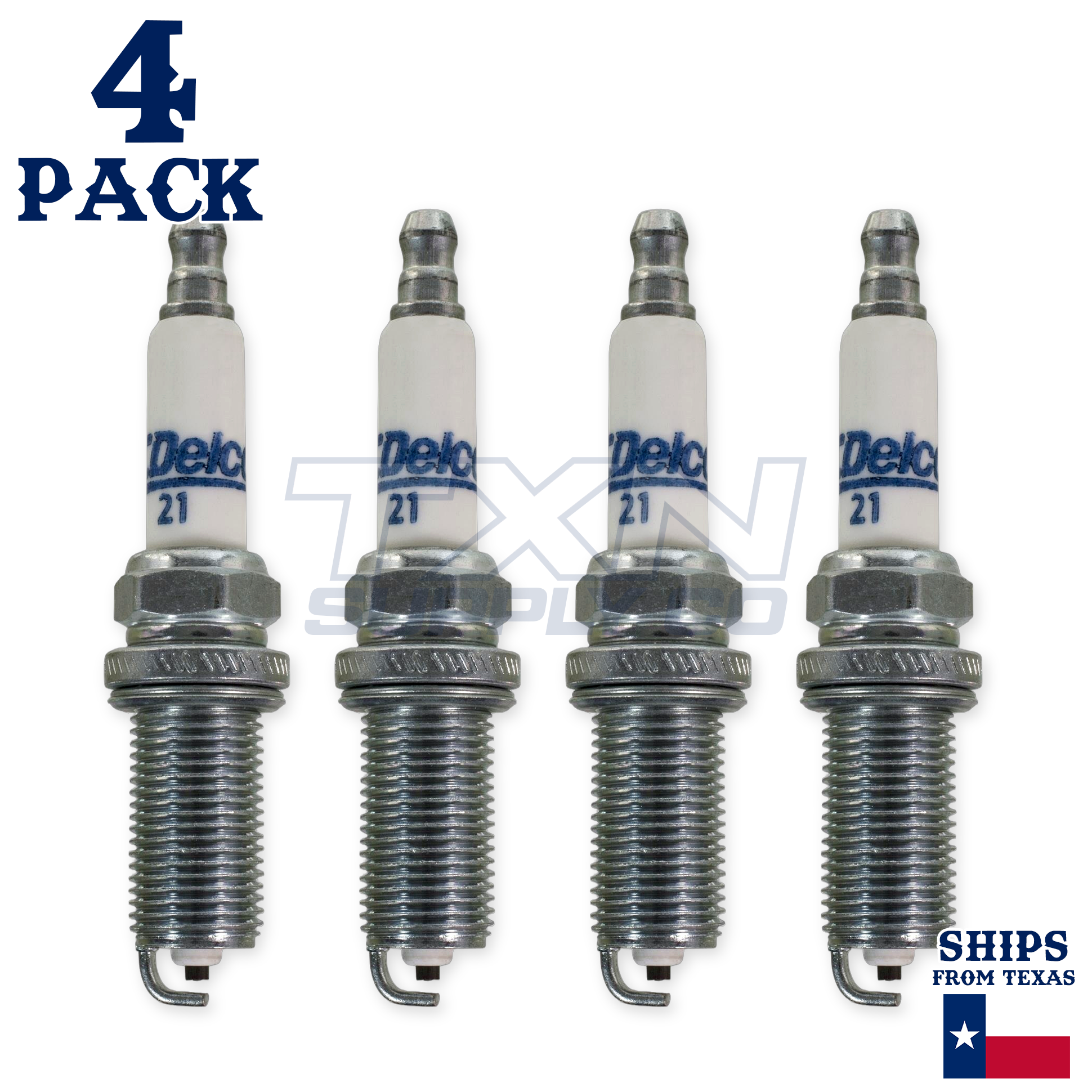 4 Pack GM ACDelco #21 RAPIDFIRE Platinum Spark Plugs - Image 2