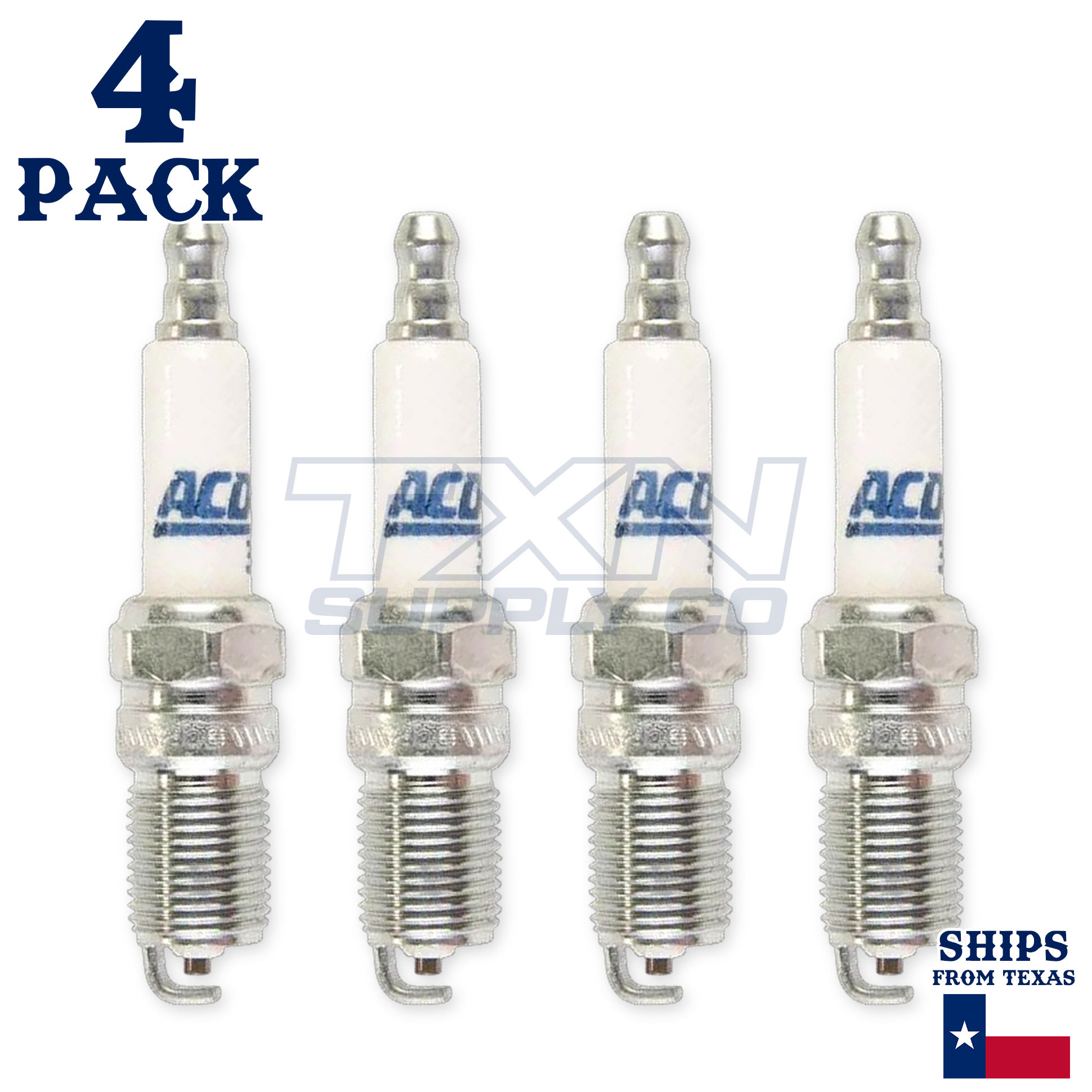 1995 Buick Skylark 2.3L ACDelco Spark Plugs - 4 Pack - Image 1