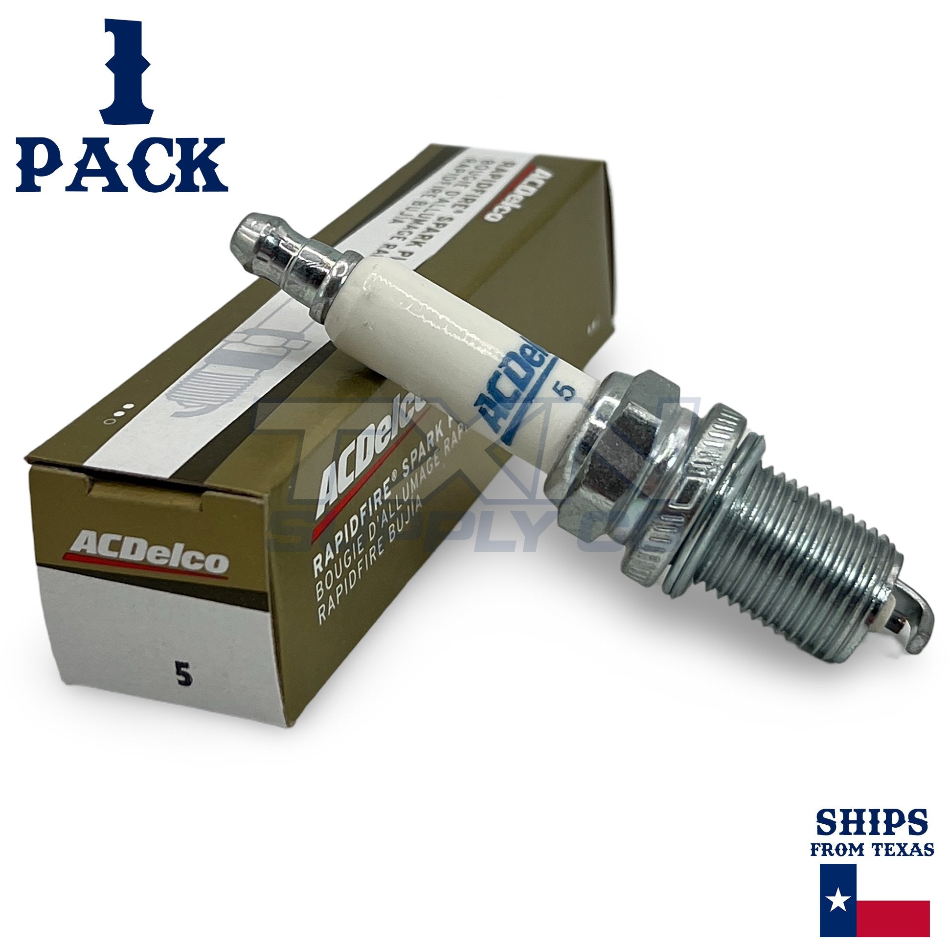 1 Pack GM ACDelco #5 RAPIDFIRE Platinum Spark Plug 19308030 - Image 2