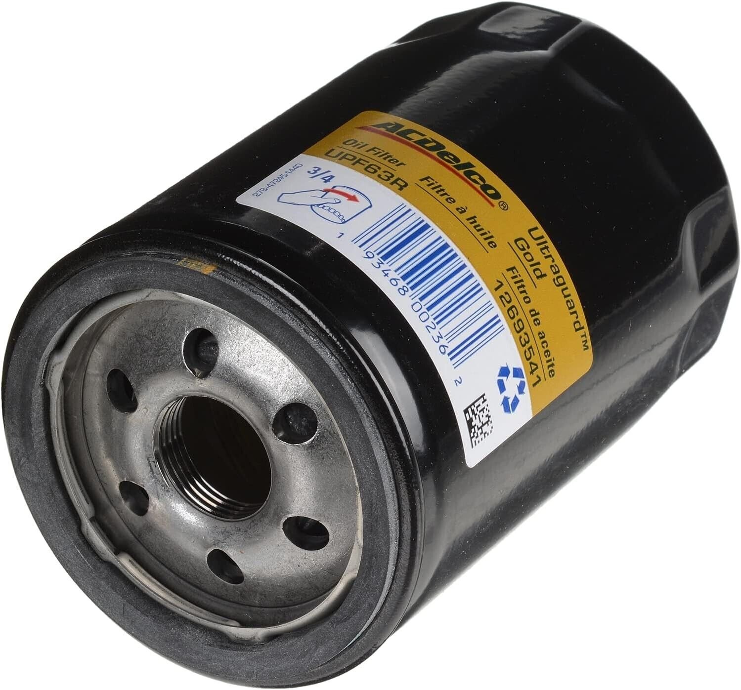 3 Pack Genuine GM ACDelco UPF63R Ultraguard Oil Filter - Image 2