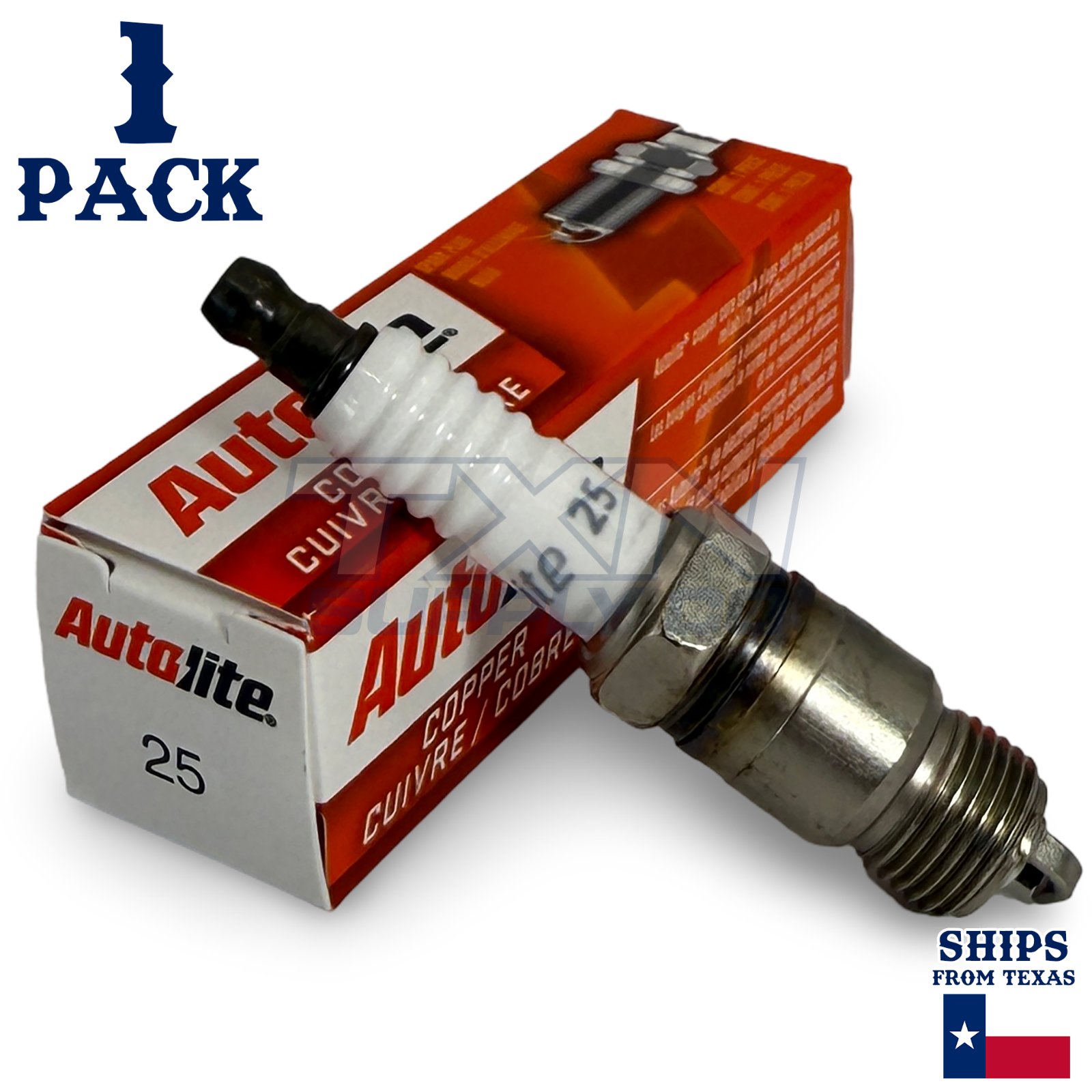 Autolite 25 Copper Core Spark Plugs - 1 Pack - Image 1