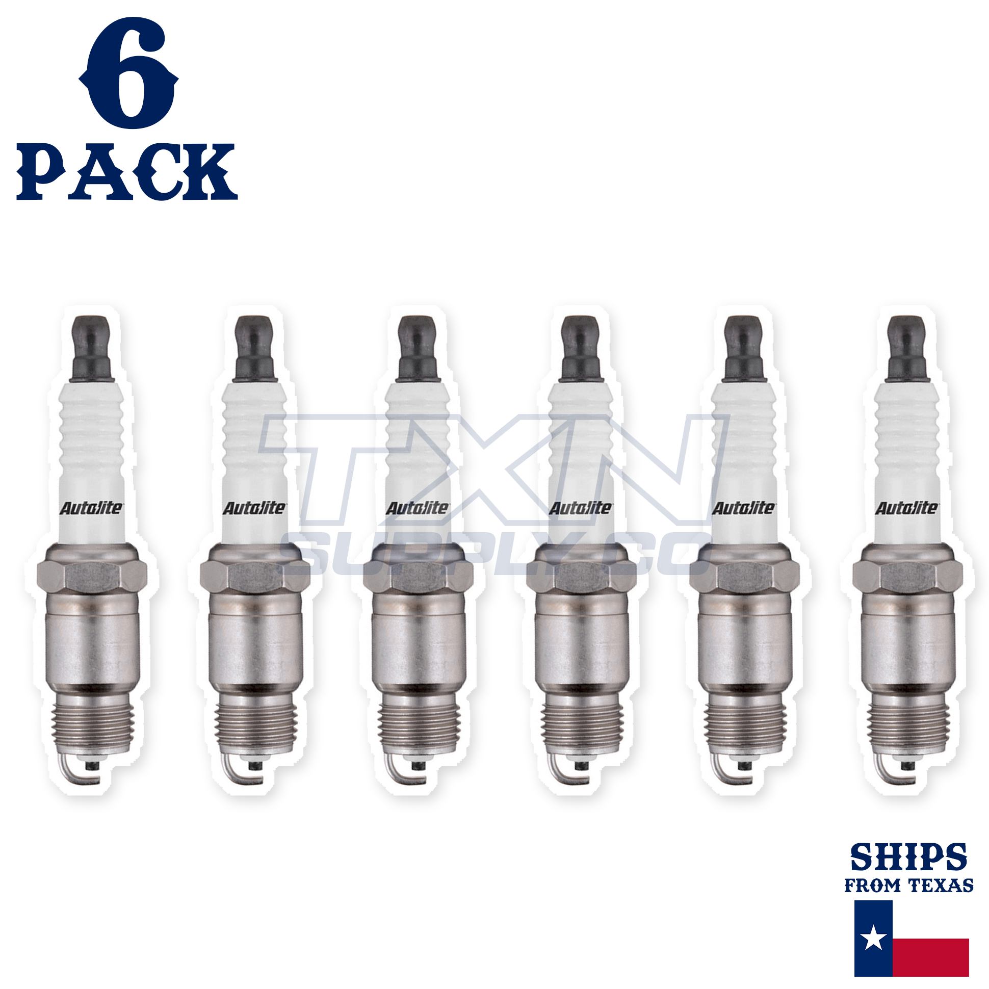 Autolite 25 Copper Core Spark Plugs - 6 Pack - Image 2