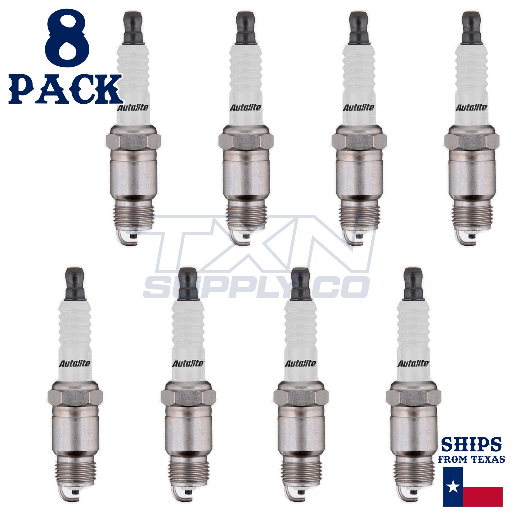 Autolite 25 Copper Core Spark Plugs - 8 Pack - Image 2