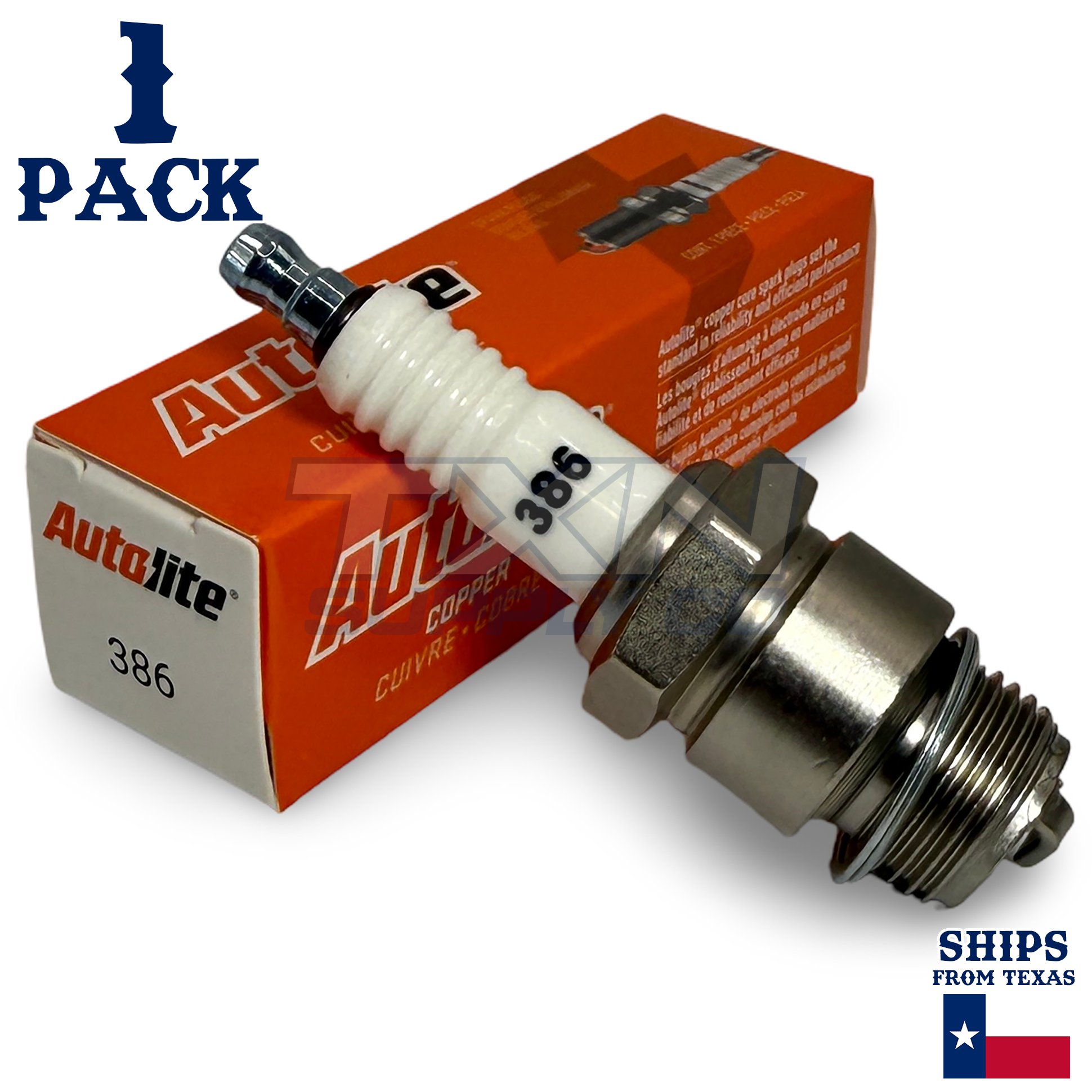 1 Pack Autolite 386 Copper Core Spark Plug