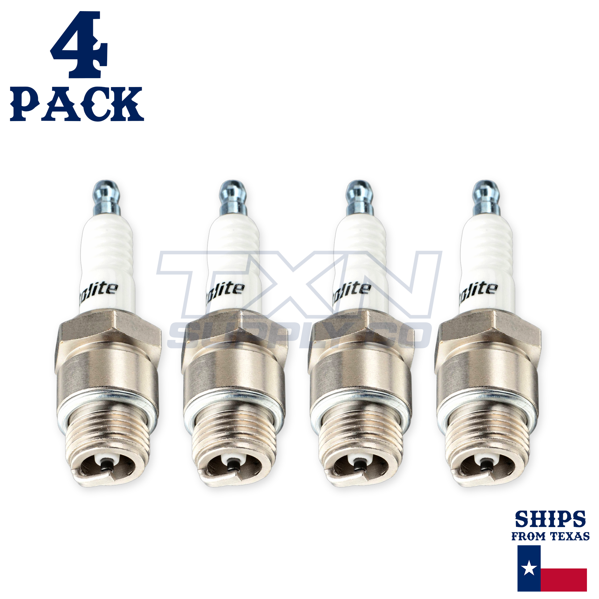 4 Pack Autolite 386 Copper Core Spark Plugs - Image 2