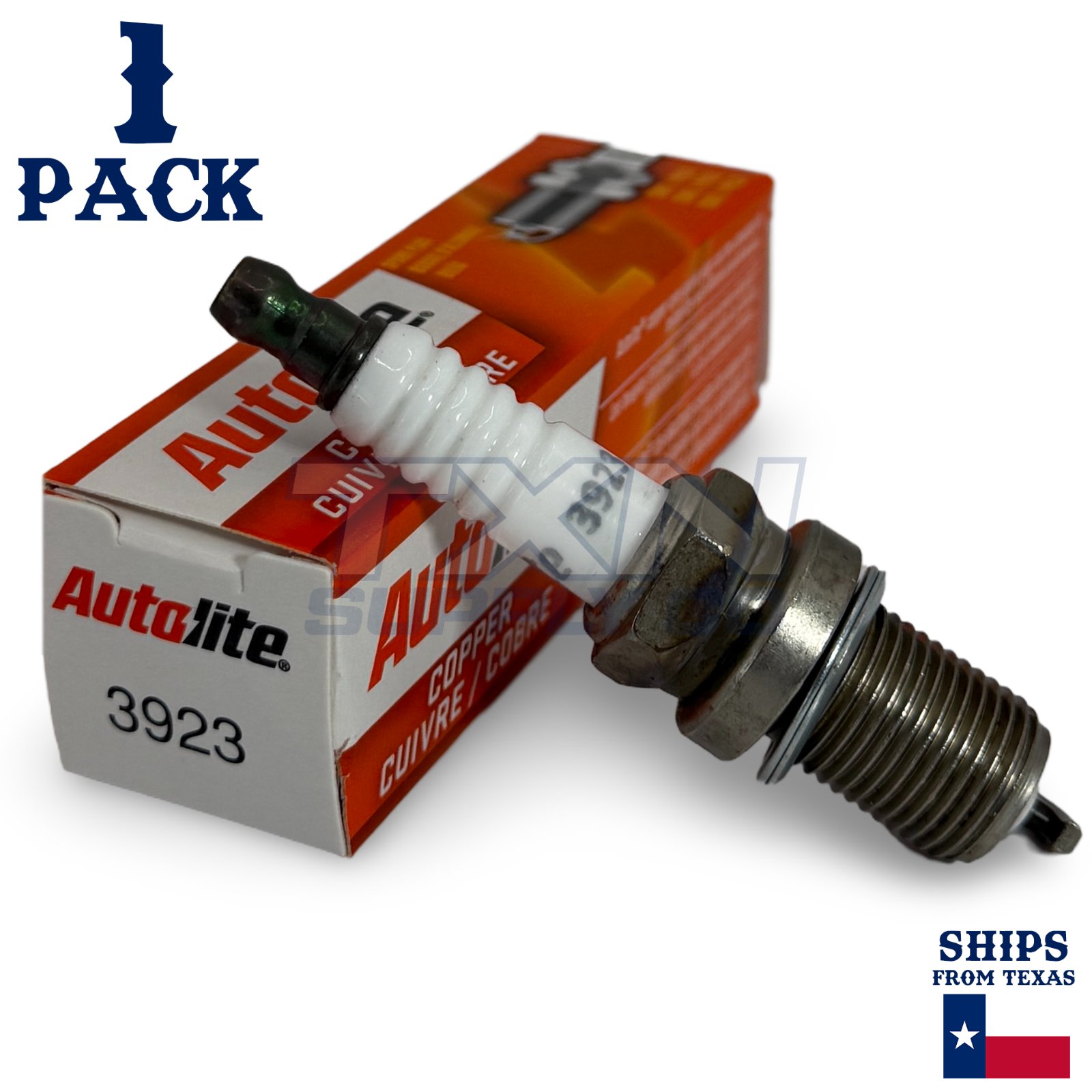 Autolite 3923 Copper Core Spark Plugs - 1 Pack - Image 1