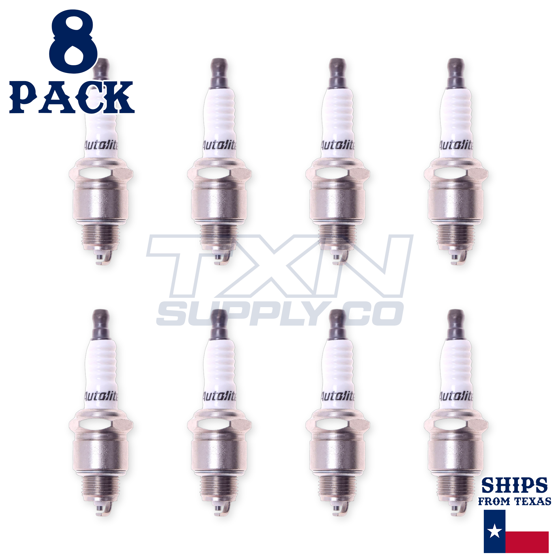 8 Pack Autolite 437 Copper Core Spark Plugs - Image 2