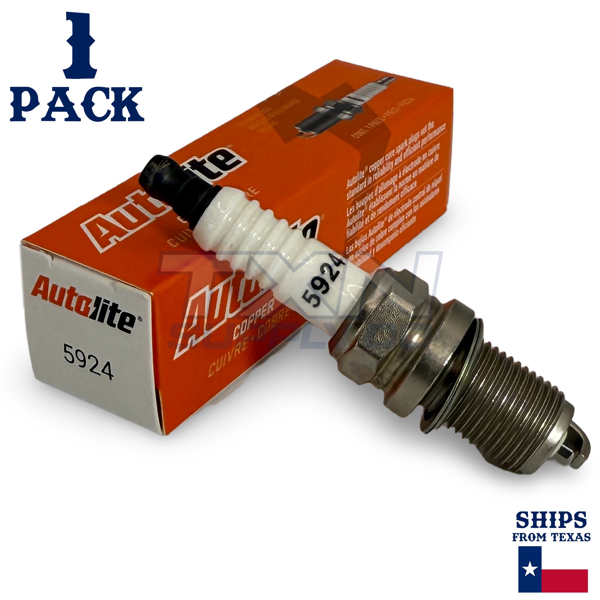 Autolite 5924 Copper Core Spark Plugs - 1 Pack