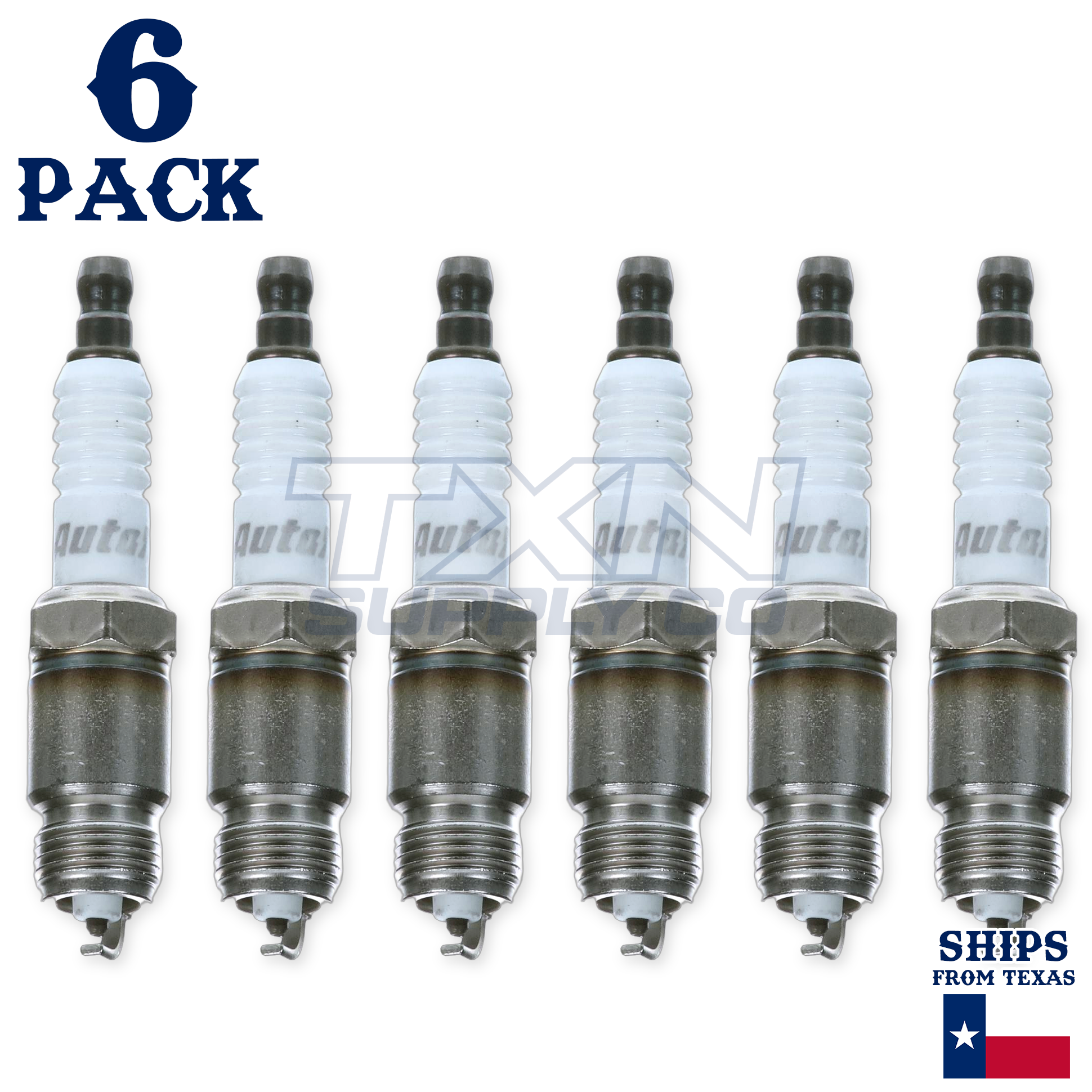 6 Pack Autolite AP25 Platinum Spark Plugs - Image 2