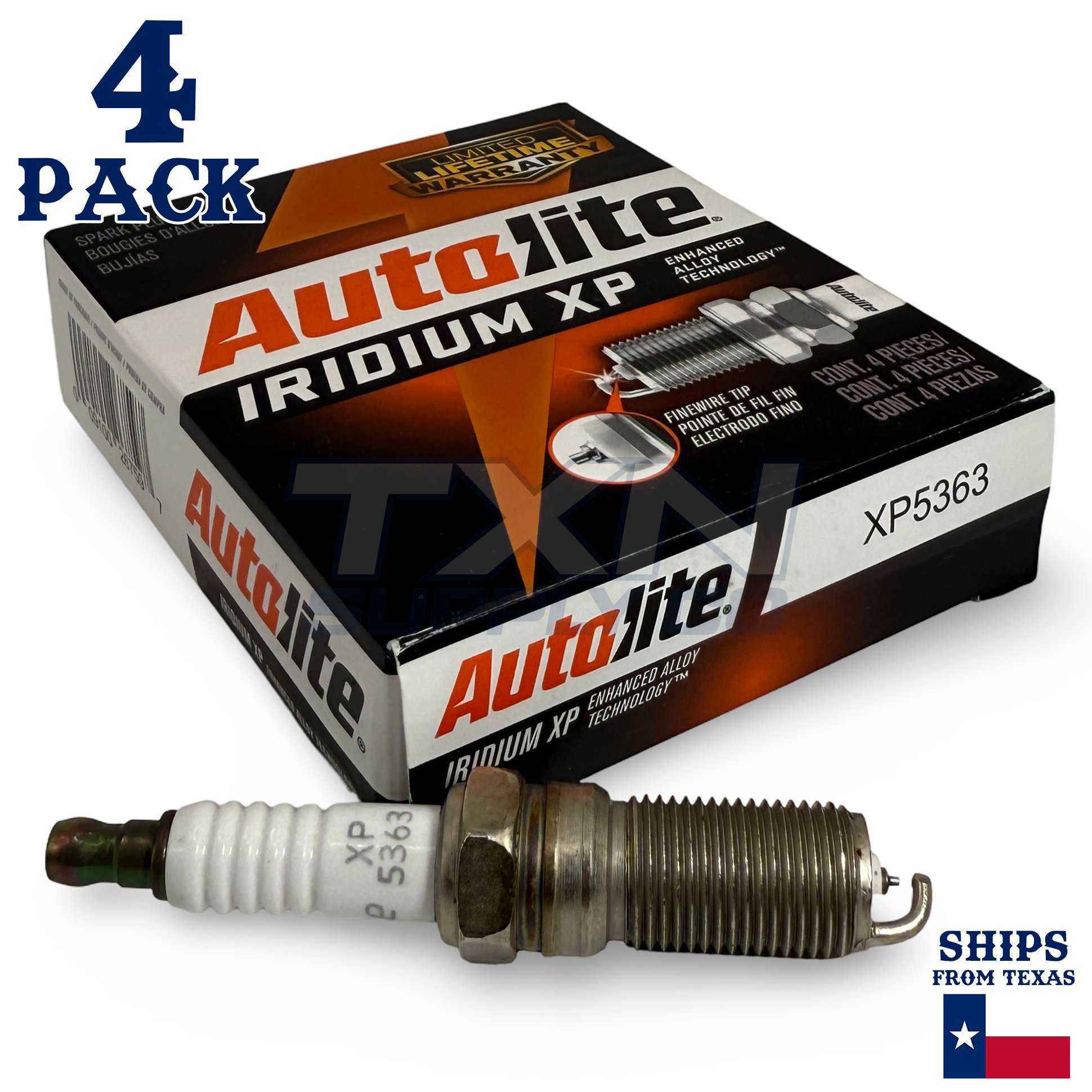 4 Pack Autolite XP5363 Iridium Spark Plugs