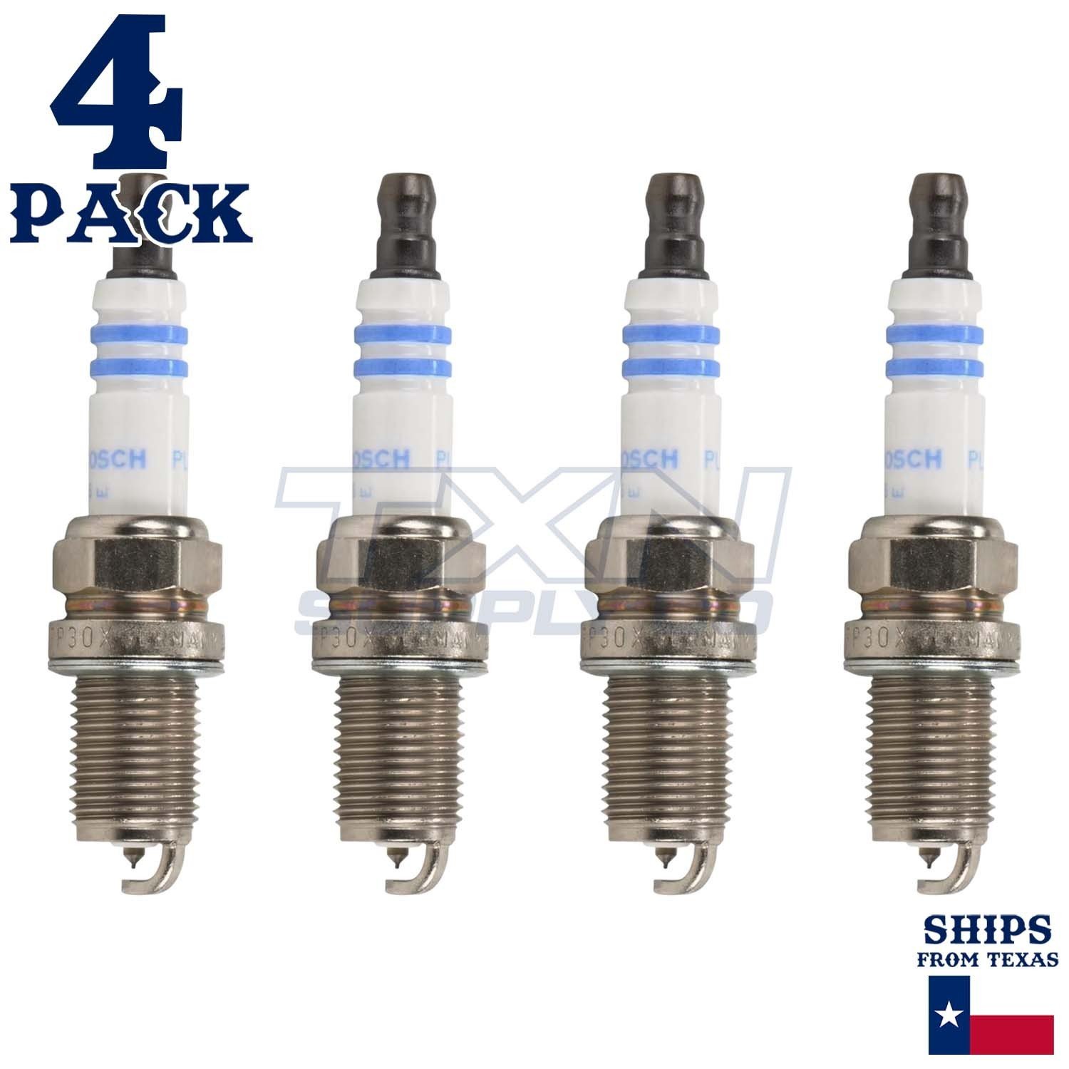 4 Pack Bosch 6724 FR7DPP30X Platinum Spark Plugs - Image 1
