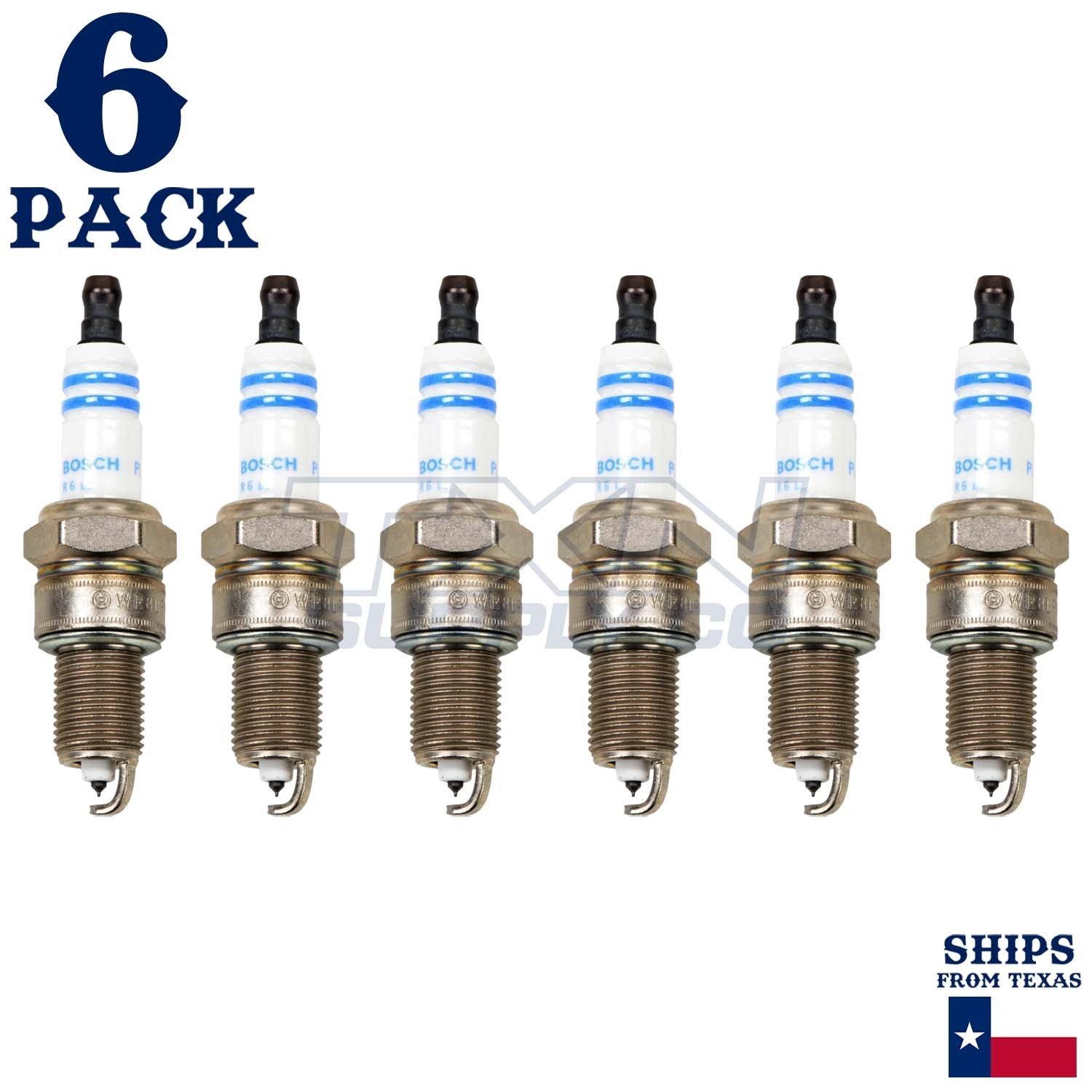 6 Pack Bosch 6729 WR8LPP30V Platinum Spark Plugs - Image 1
