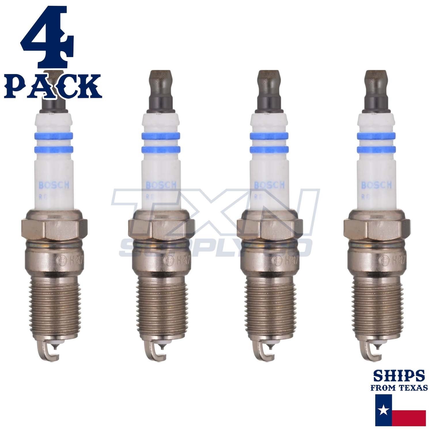 4 Pack Bosch 6747 HR7DPP30V Platinum Spark Plugs - Image 1