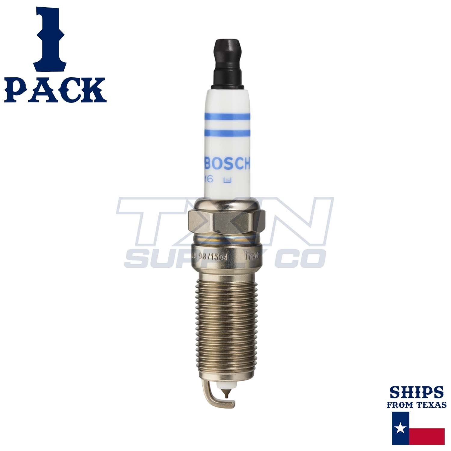 1 Pack Bosch 7422 FR8DPP33 Double Platinum Spark Plug - Image 1