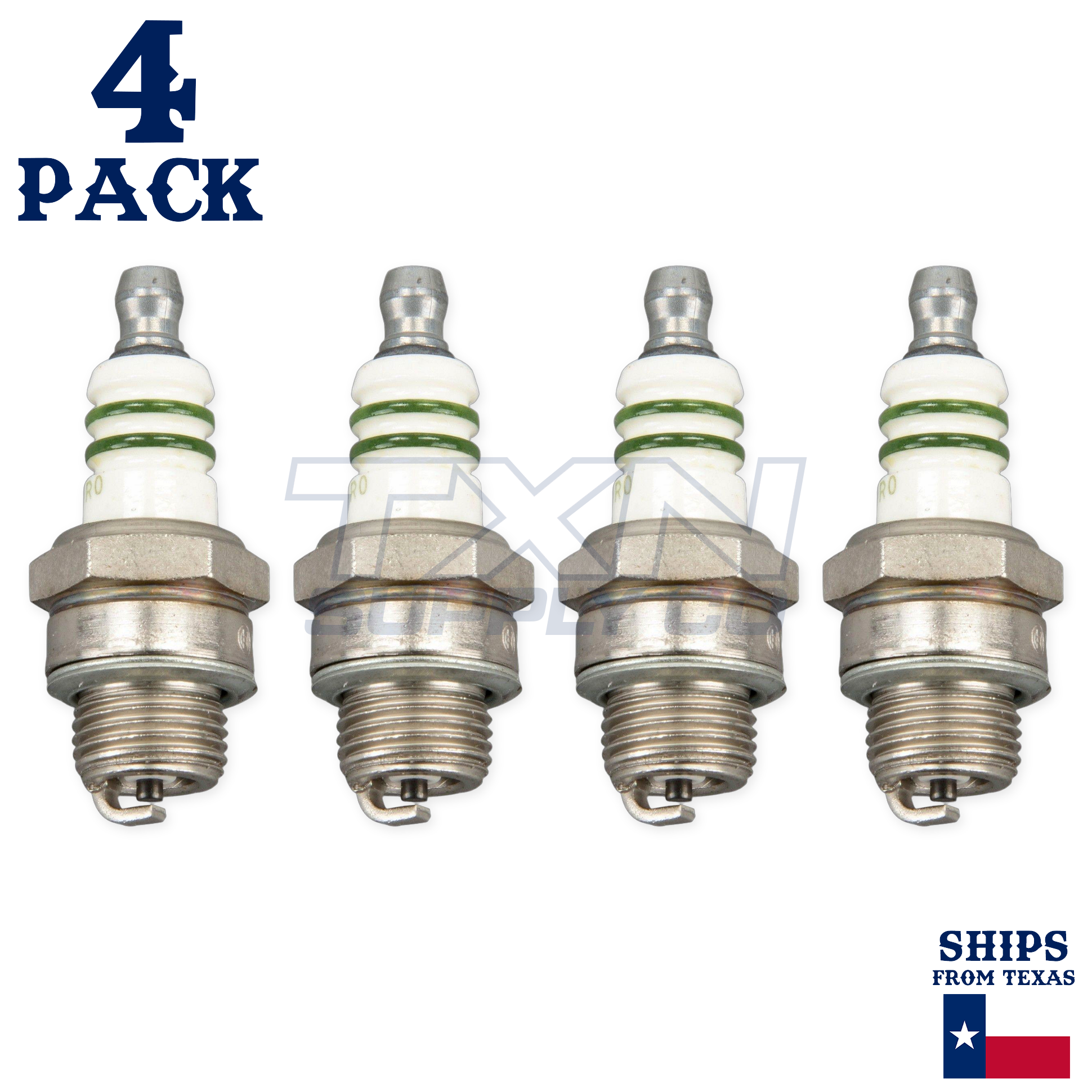 4 Pack Bosch 7545 WS7F Copper with Nickel Spark Plugs - Image 2