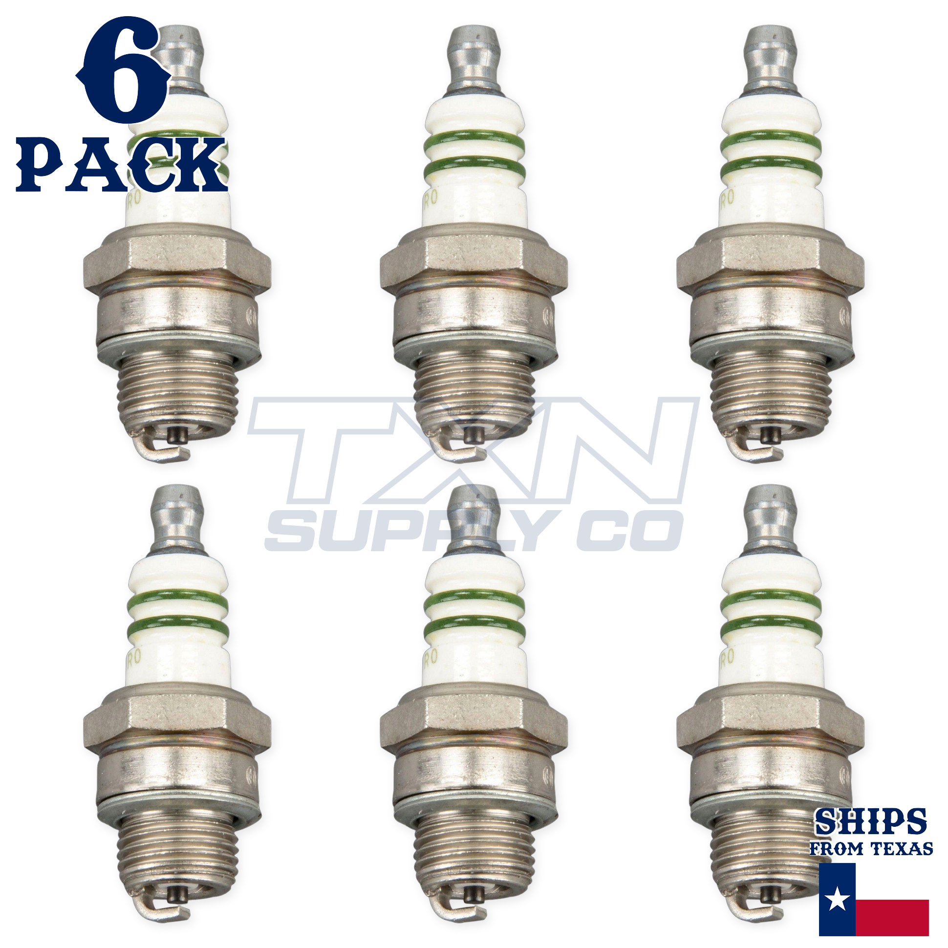 6 Pack Bosch 7545 WS7F Copper with Nickel Spark Plugs - Image 1