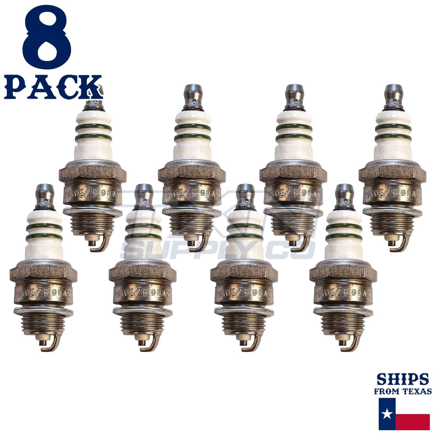 8 Pack Bosch 7545 WS7F Copper with Nickel Spark Plugs
