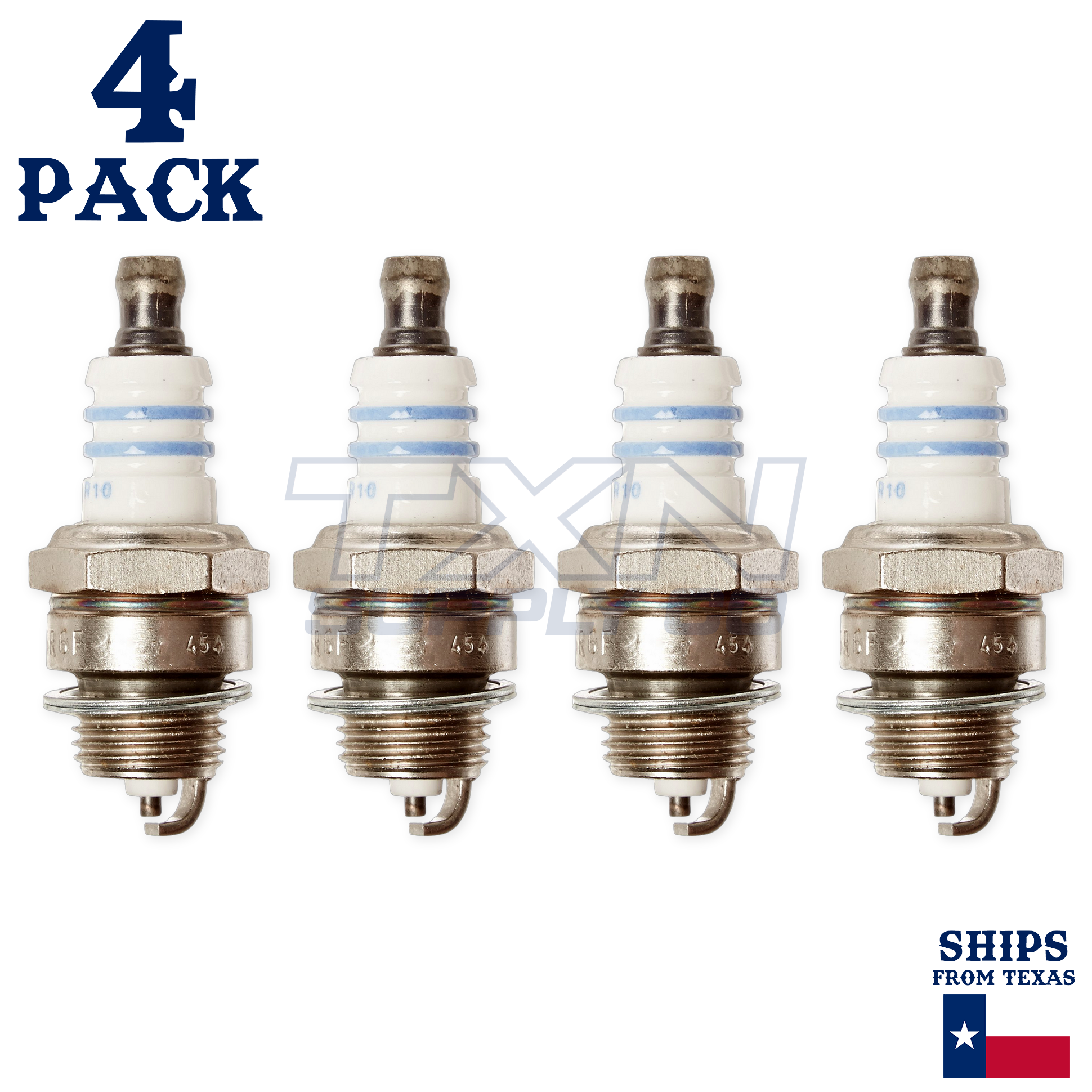4 Pack Bosch 7547 WSR6F Copper with Nickel Spark Plugs - Image 2