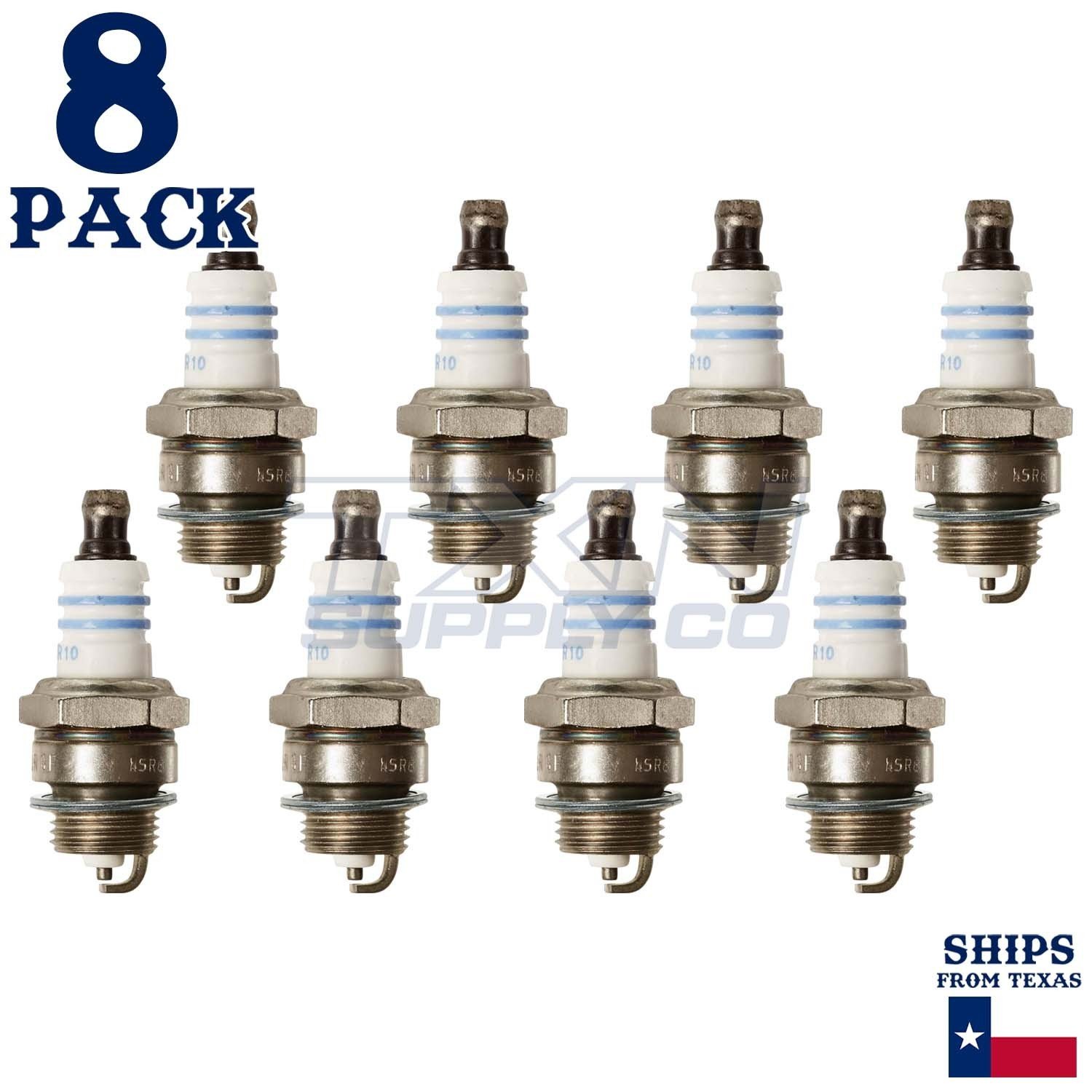 8 Pack Bosch 7547 WSR6F Copper with Nickel Spark Plugs