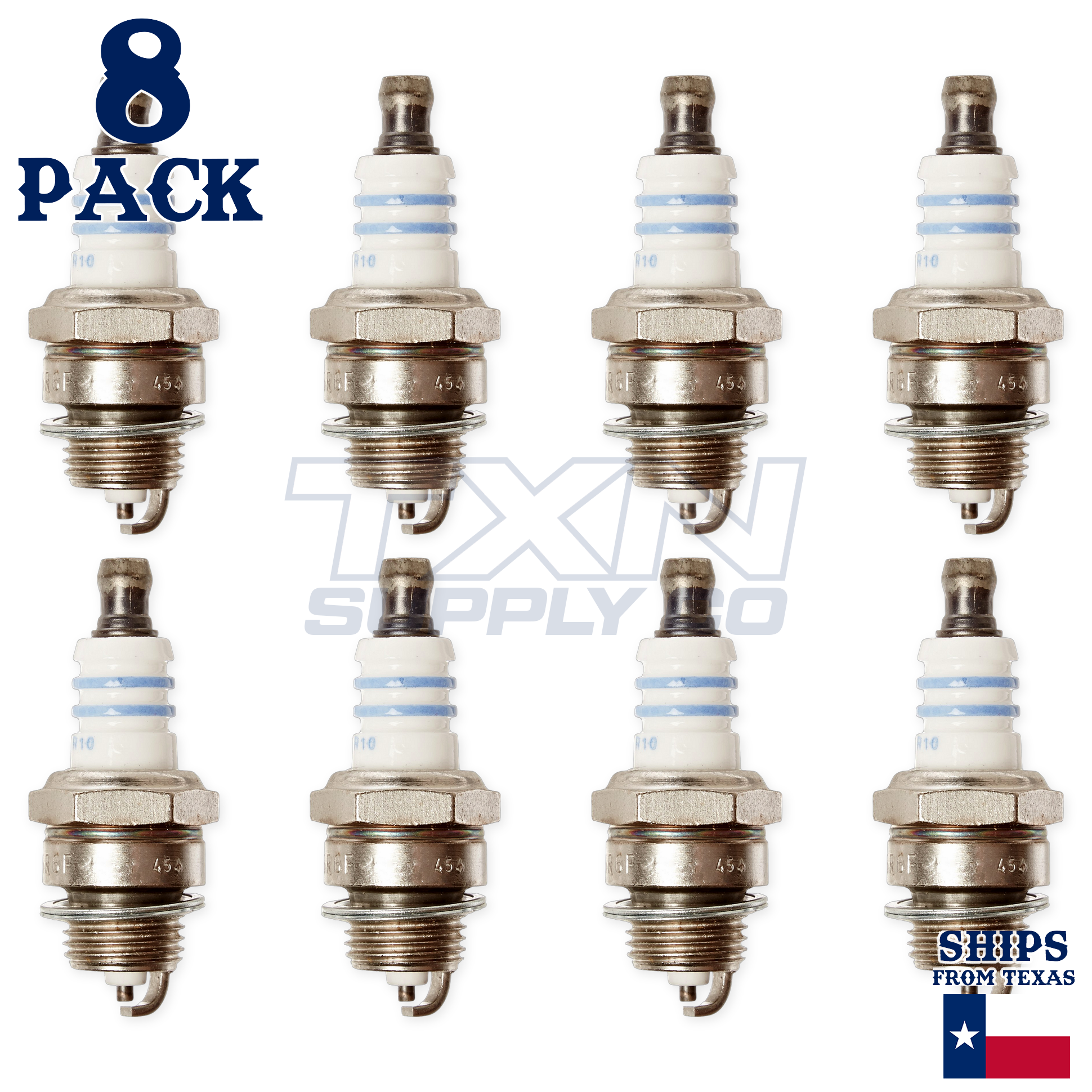 8 Pack Bosch 7547 WSR6F Copper with Nickel Spark Plugs - Image 1