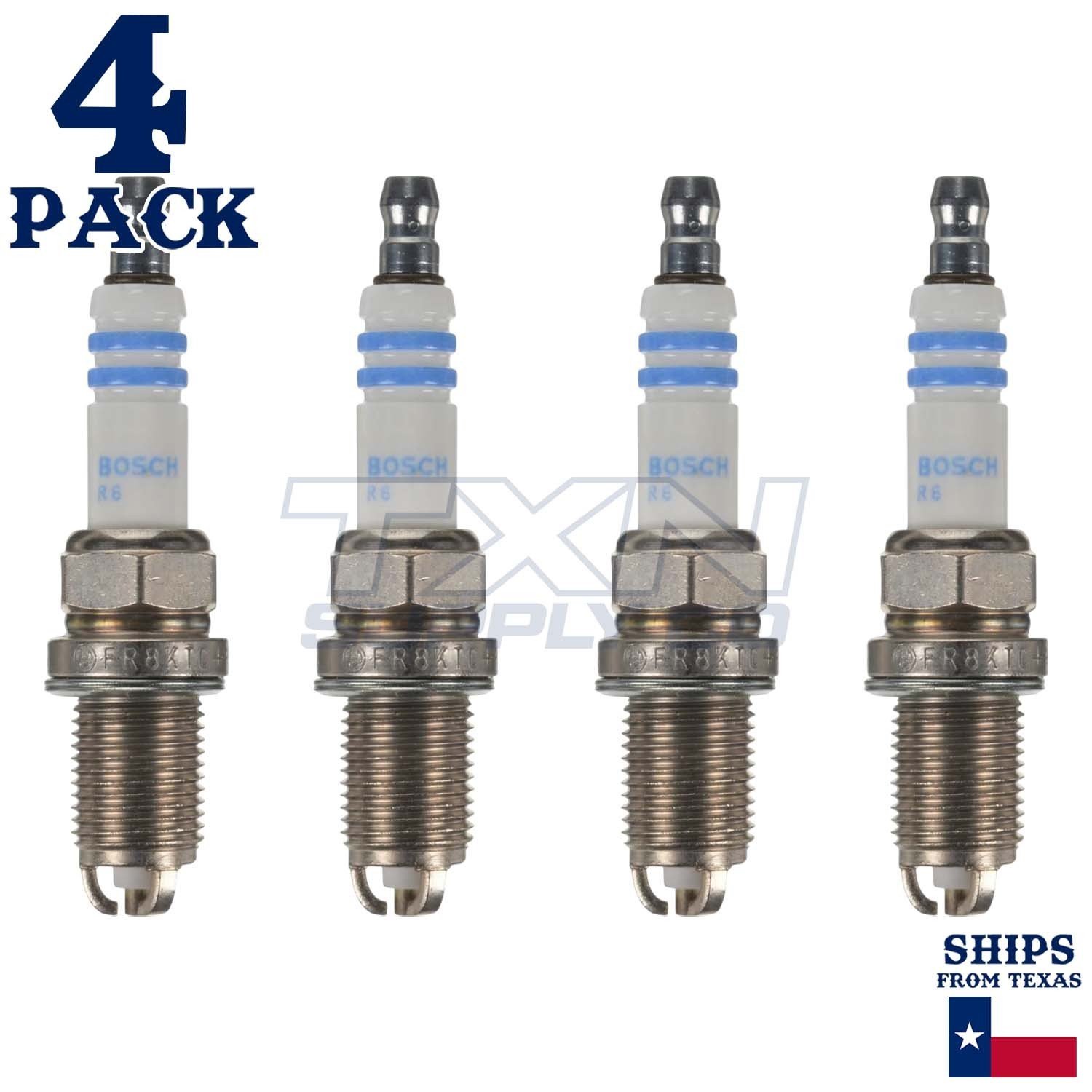 4 Pack Bosch 79003 FR8KTC Copper with Nickel Spark Plugs - Image 1