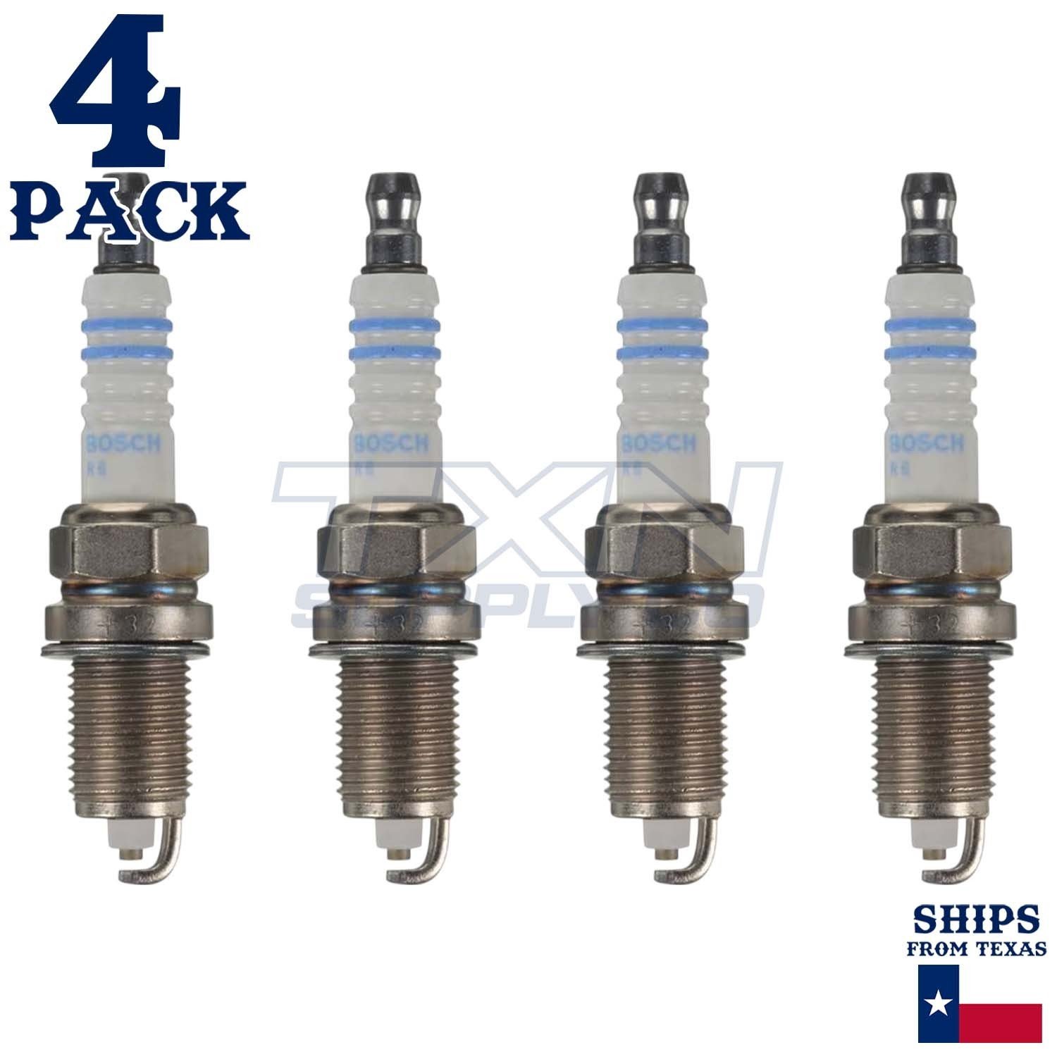 4 Pack Bosch 79015 FR7LCX Copper with Nickel Spark Plugs - Image 1