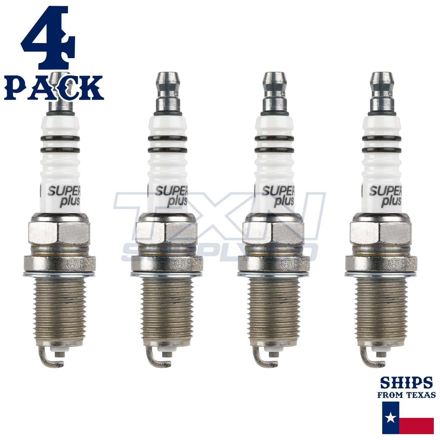 4 Pack Bosch 7955 FR7DC Copper with Nickel Spark Plugs