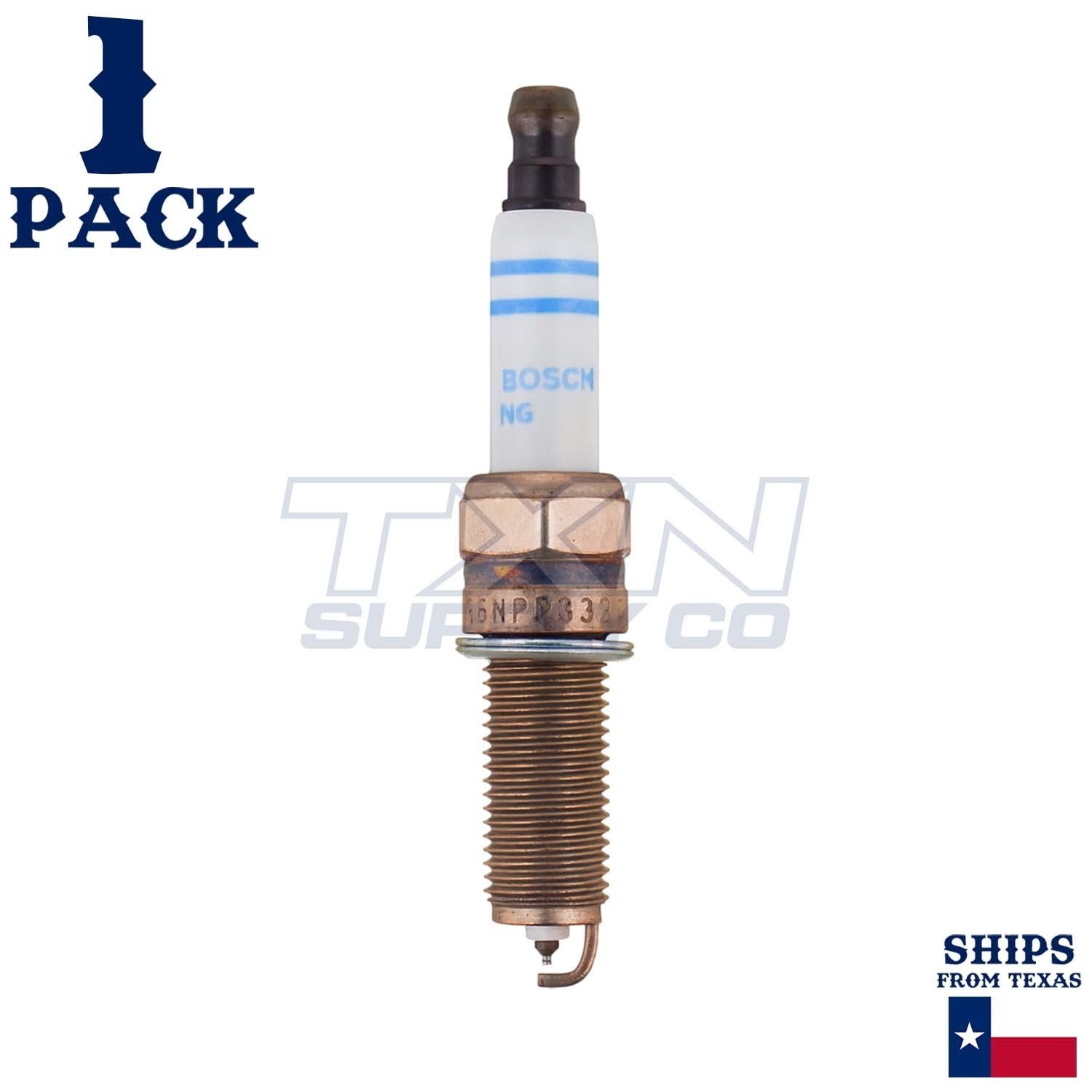 1 Pack Bosch 8132 YR6NPP332 Double Platinum Spark Plug - Image 1