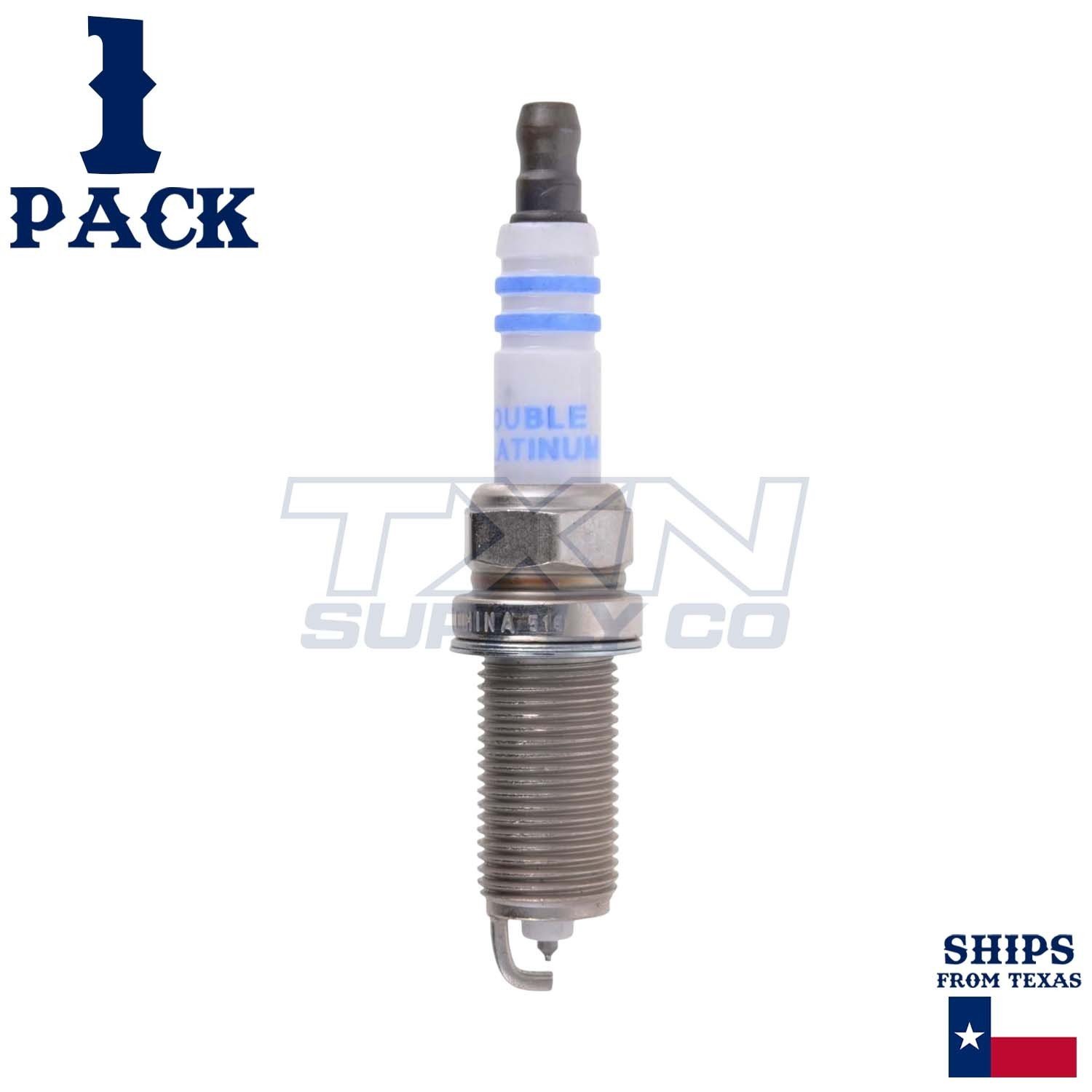 1 Pack Bosch 8162 FR8SPP33X Double Platinum Spark Plug - Image 1