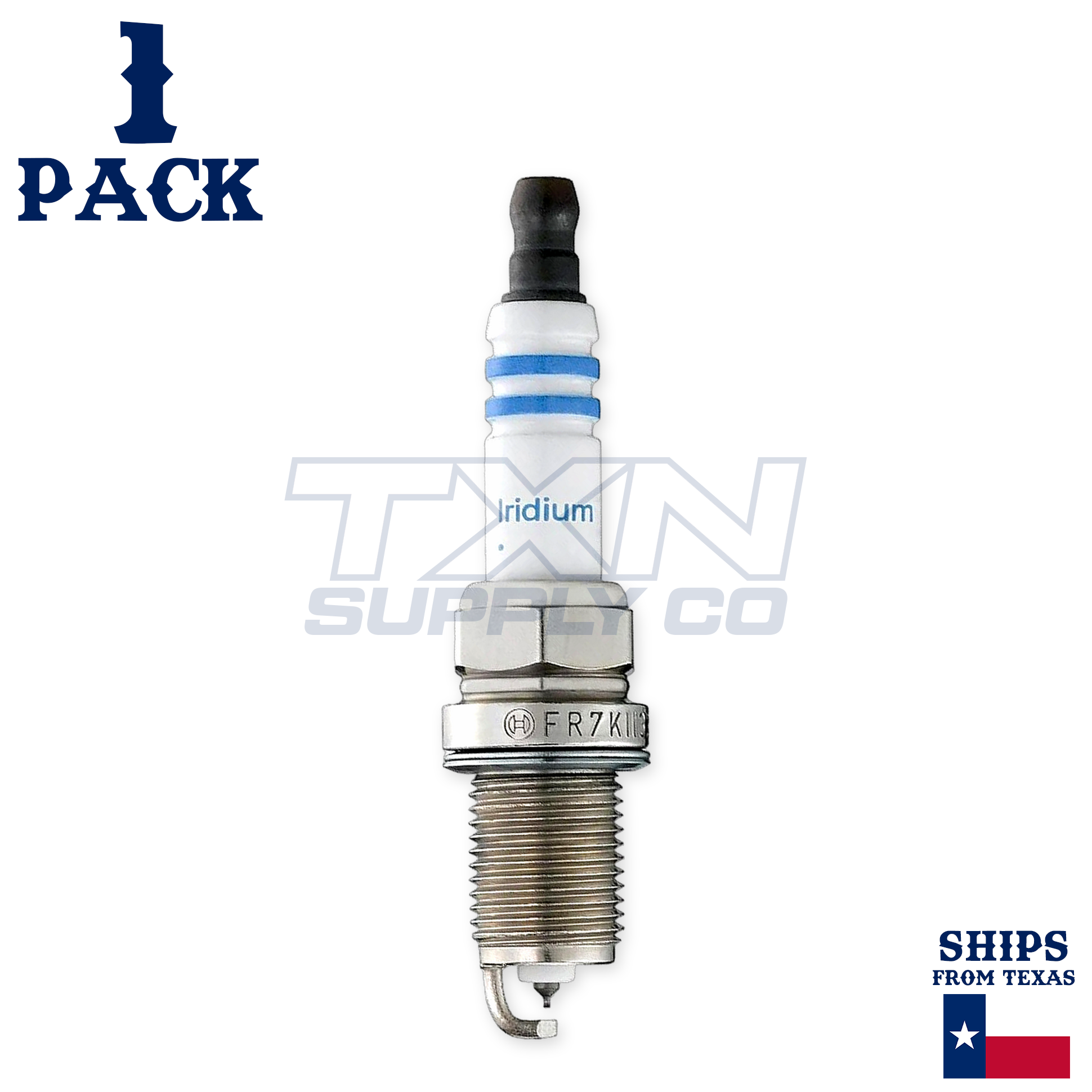 1 Pack Bosch 9603 FR7KII33X Double Iridium Spark Plug - Image 1