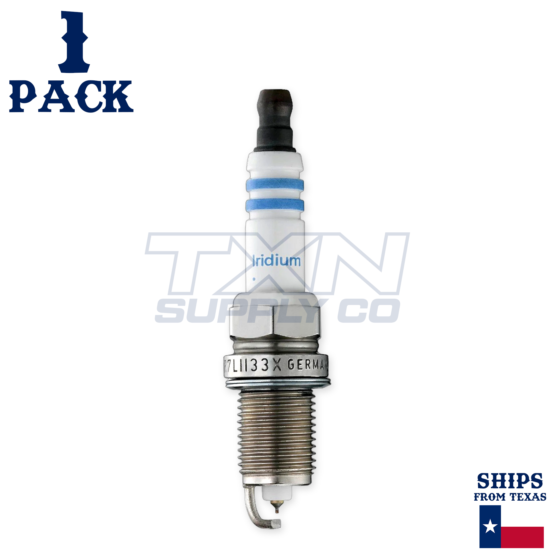 1 Pack Bosch 9604 FR7LII33X Double Iridium Spark Plug - Image 1