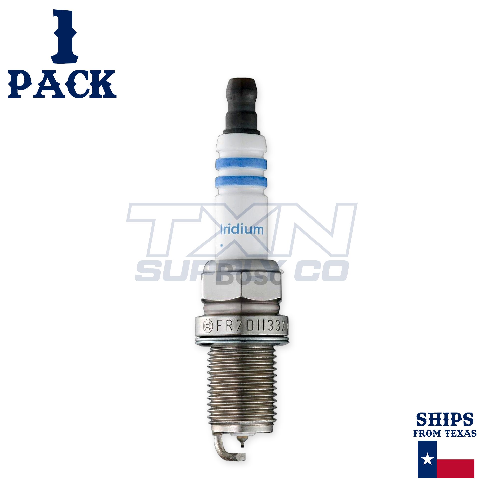 1 Pack Bosch 9607 FR7DII33X Double Iridium Spark Plug - Image 1