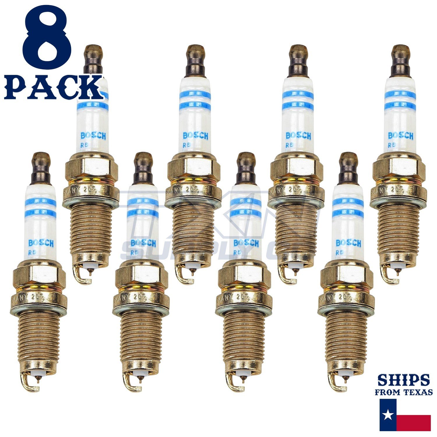 8 Pack Bosch 9614 FR6LII330X Double Iridium Spark Plugs