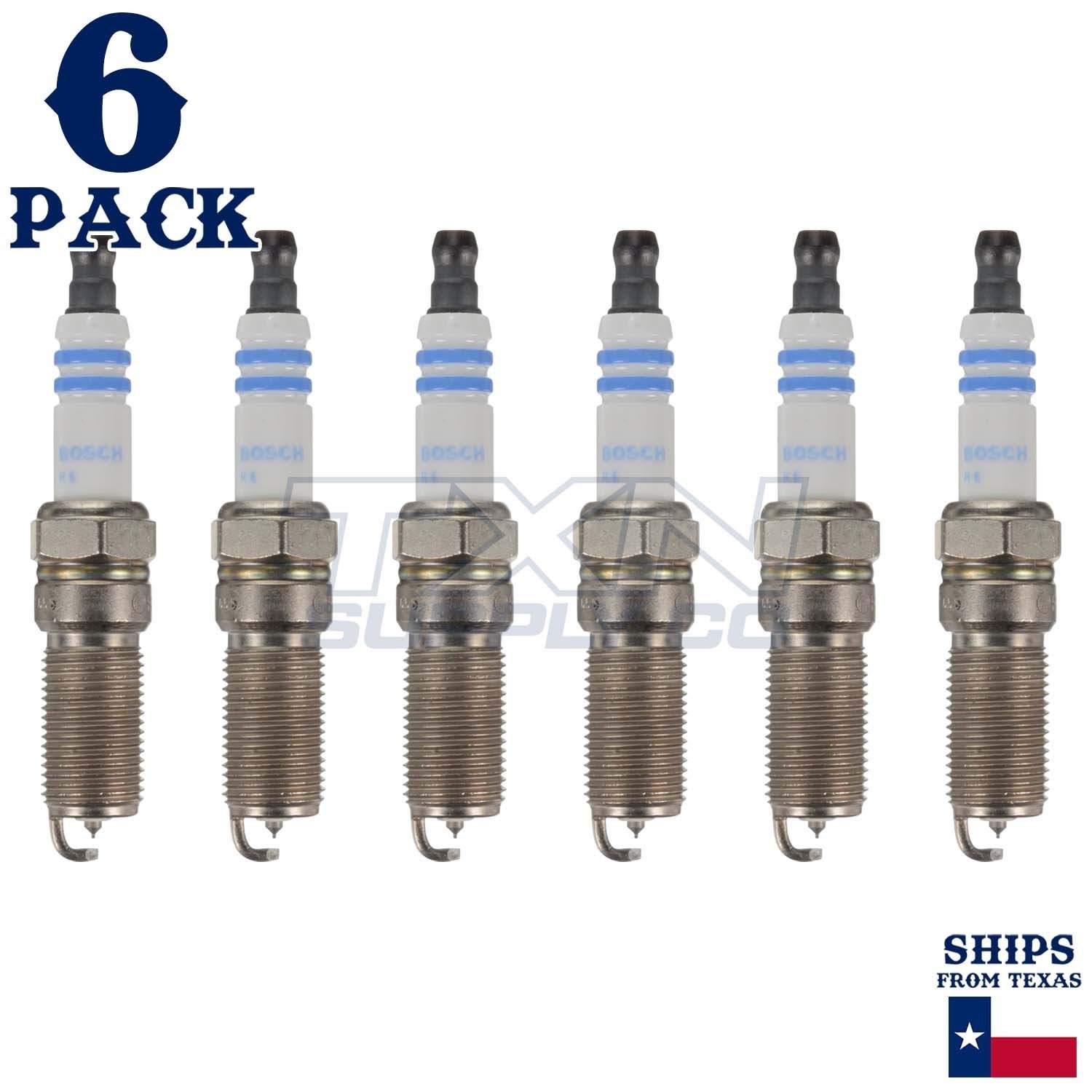 6 Pack Bosch 96302 HR8MII33V Double Iridium Spark Plugs