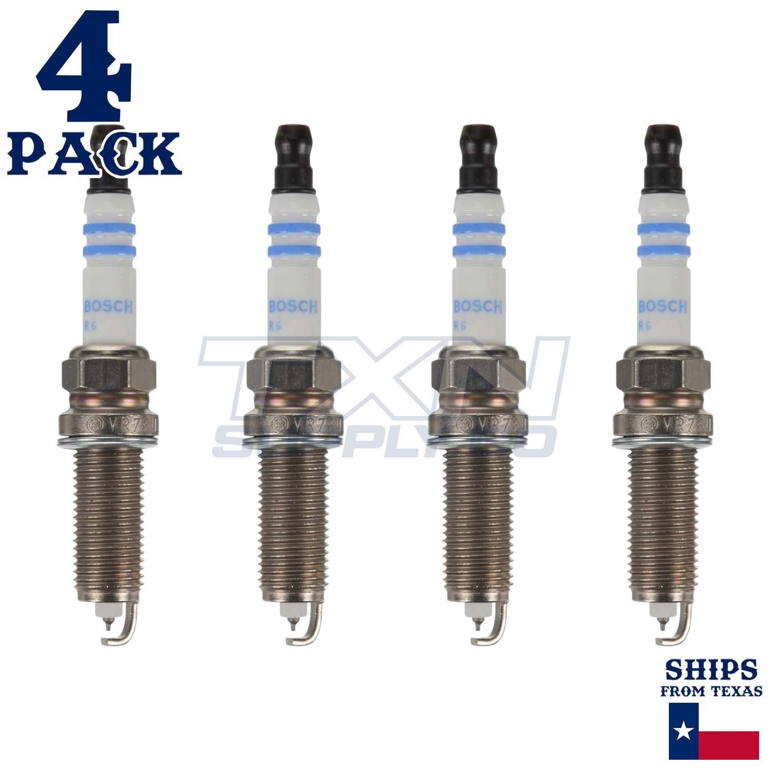 4 Pack Bosch 9694 VR7SII33U Double Iridium Spark Plugs - Image 1