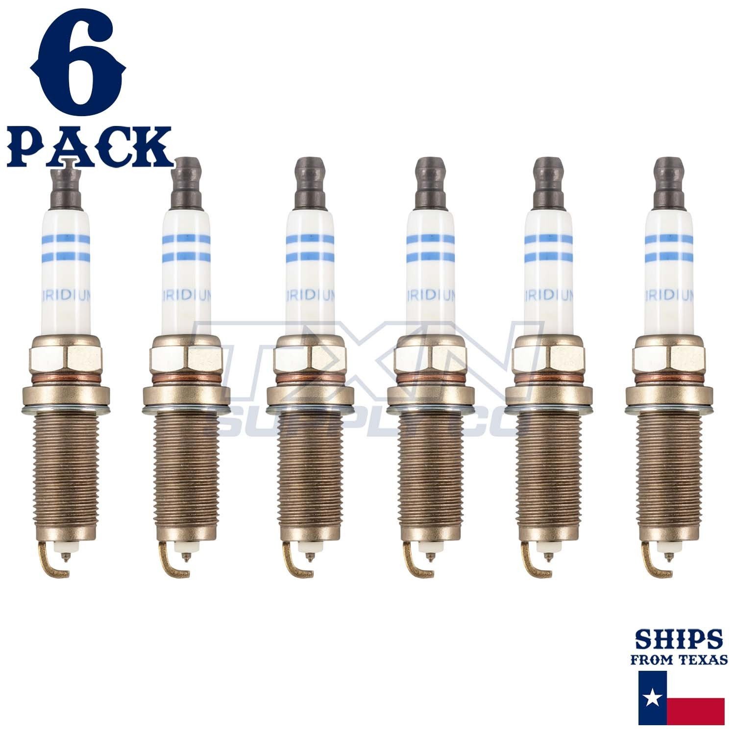 6 Pack Bosch 9746 FR8SI332 Iridium Spark Plugs