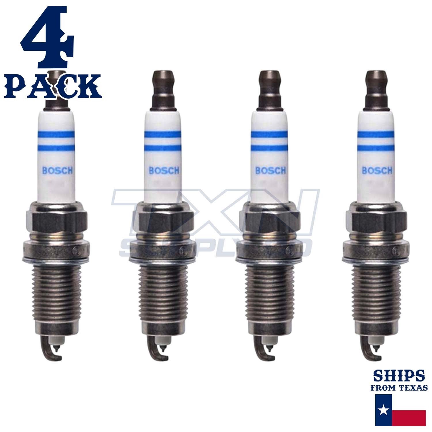 4 Pack Bosch FR6KI332S Double Iridium Spark Plugs - Image 1
