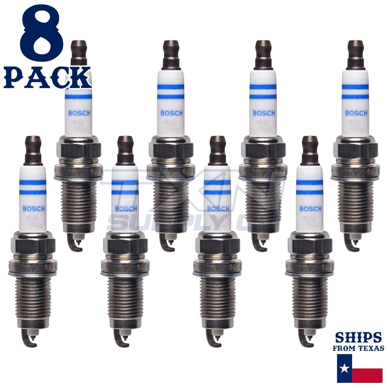 8 Pack Bosch FR6KI332S Double Iridium Spark Plugs