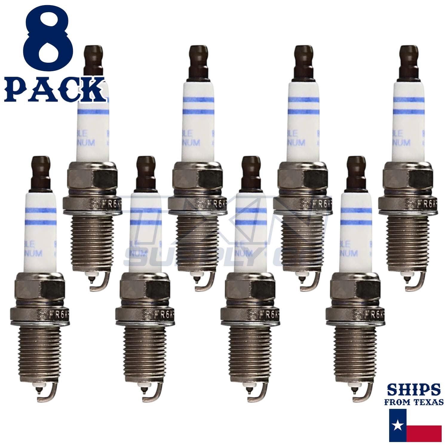 8 Pack Bosch FR6KPP332S Double Platinum Spark Plugs - Image 1