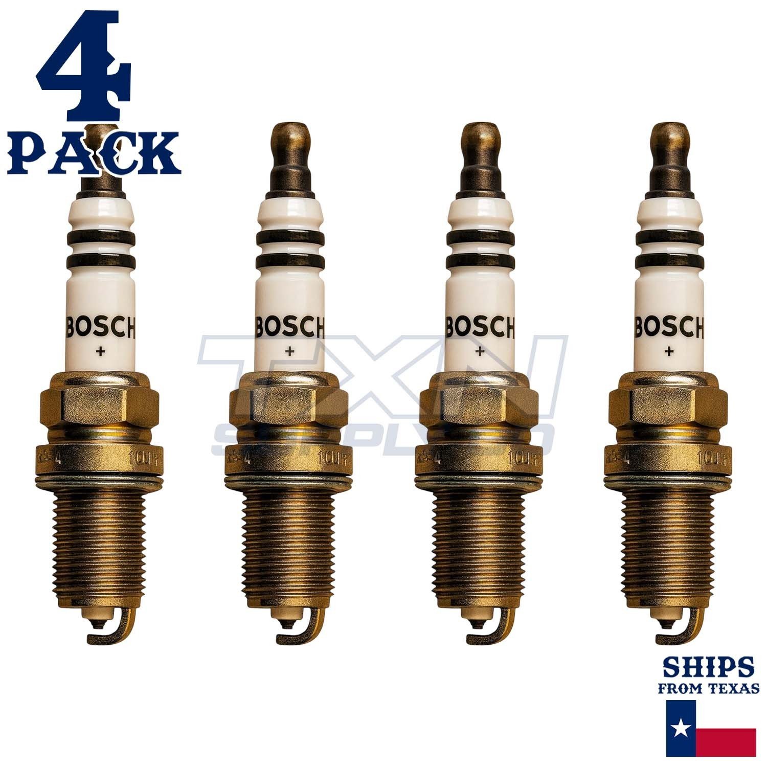4 Pack Bosch FR6KPP33X+ Double Platinum Spark Plugs - Image 1
