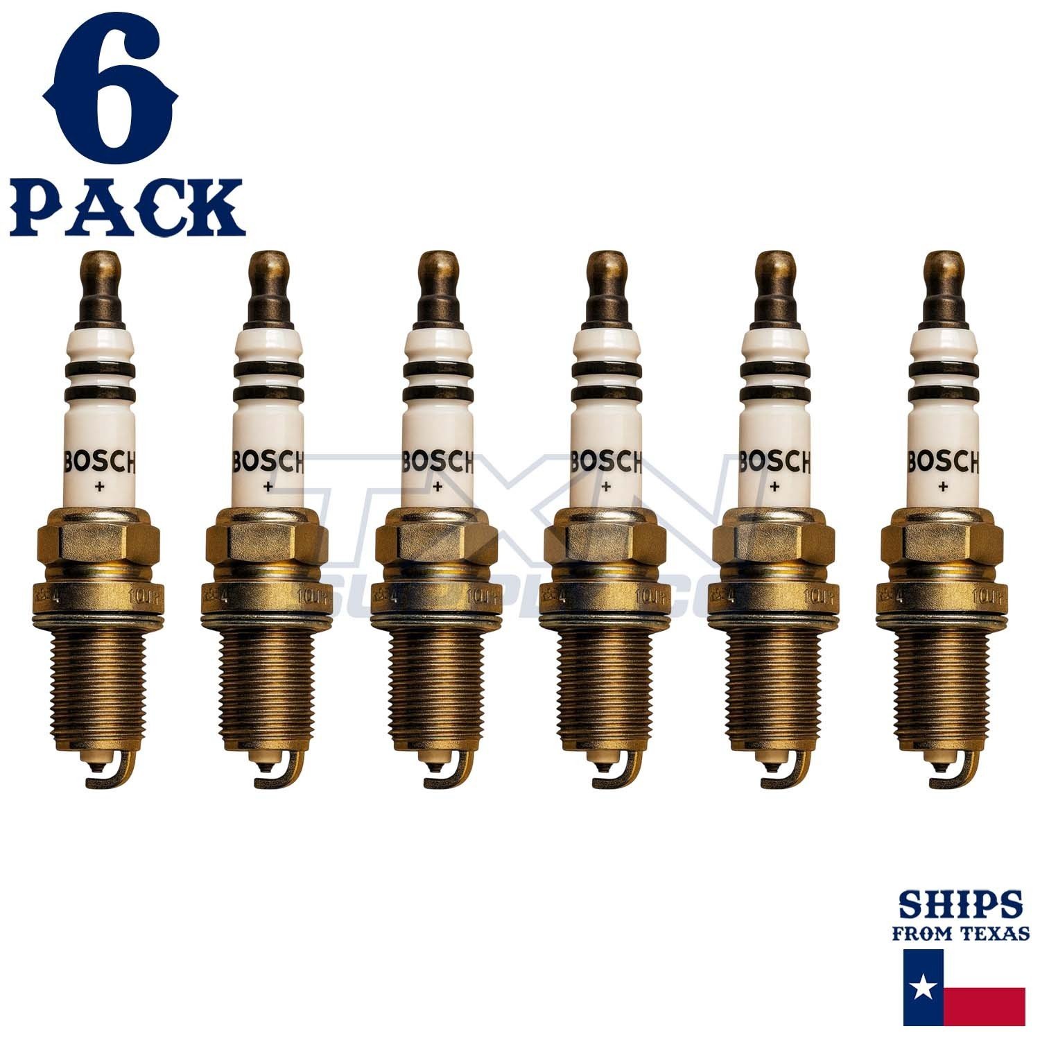 6 Pack Bosch FR6KPP33X+ Double Platinum Spark Plugs - Image 1