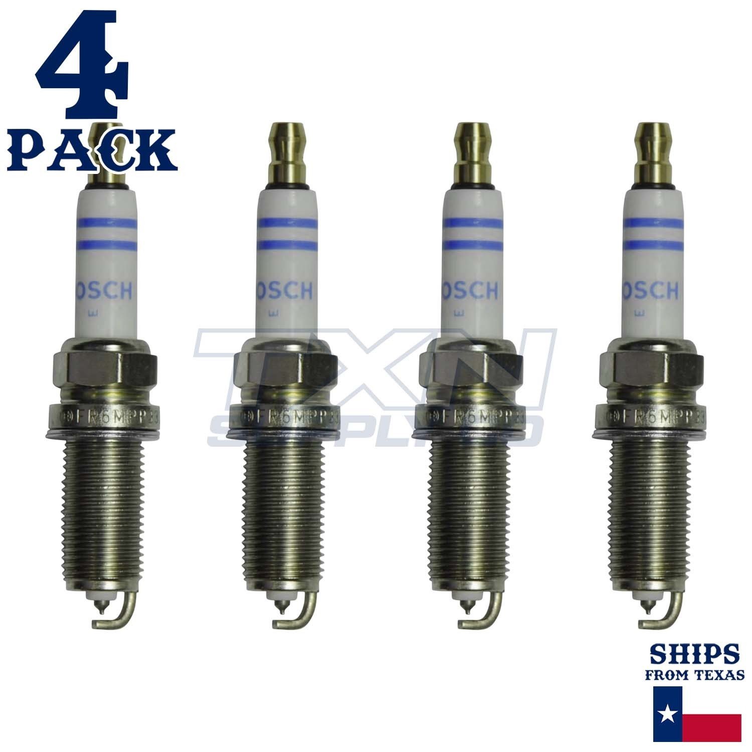 4 Pack Bosch FR6MPP332 Double Platinum Spark Plugs