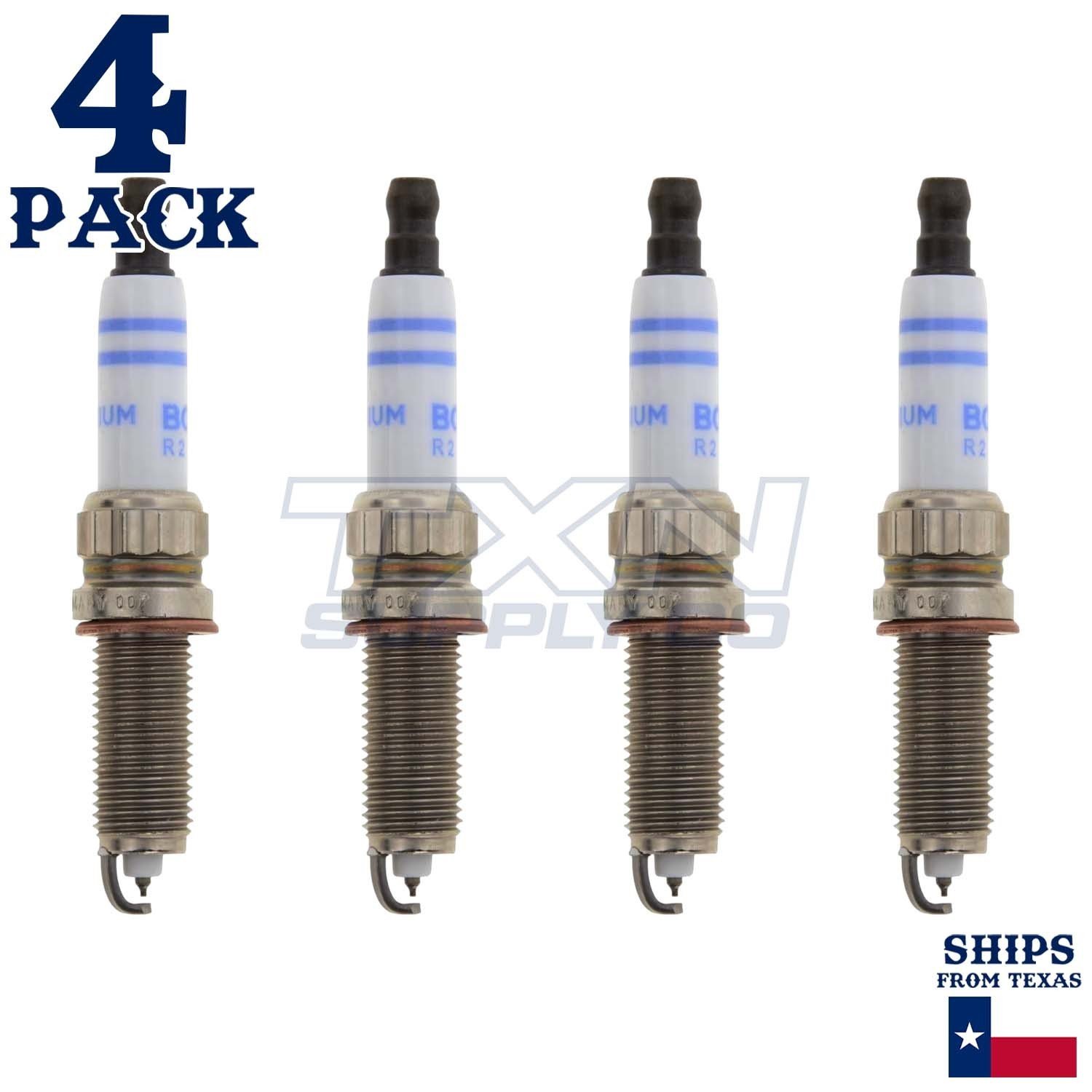 4 Pack Bosch ZR6SII3320 Double Iridium Spark Plugs - Image 1