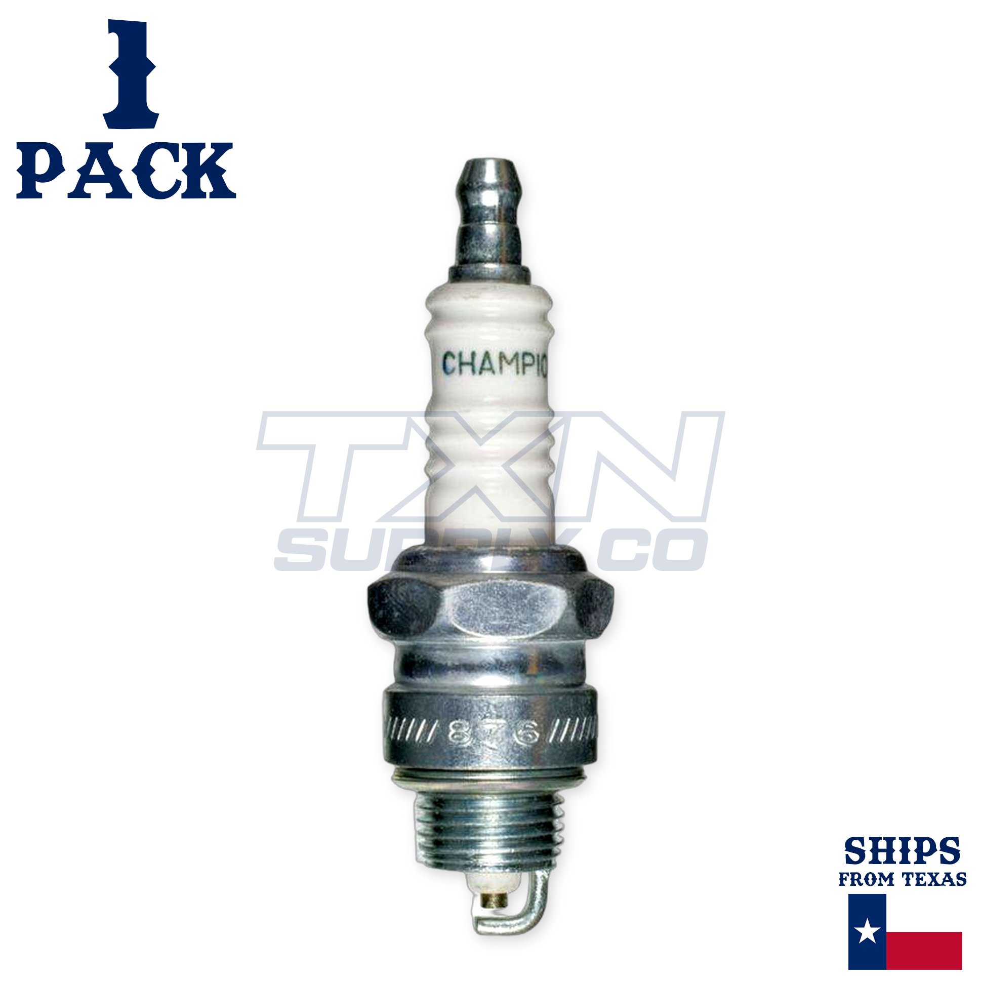 Champion 10 Copper Plus Spark Plug J12YC - 1 Pack - Image 2