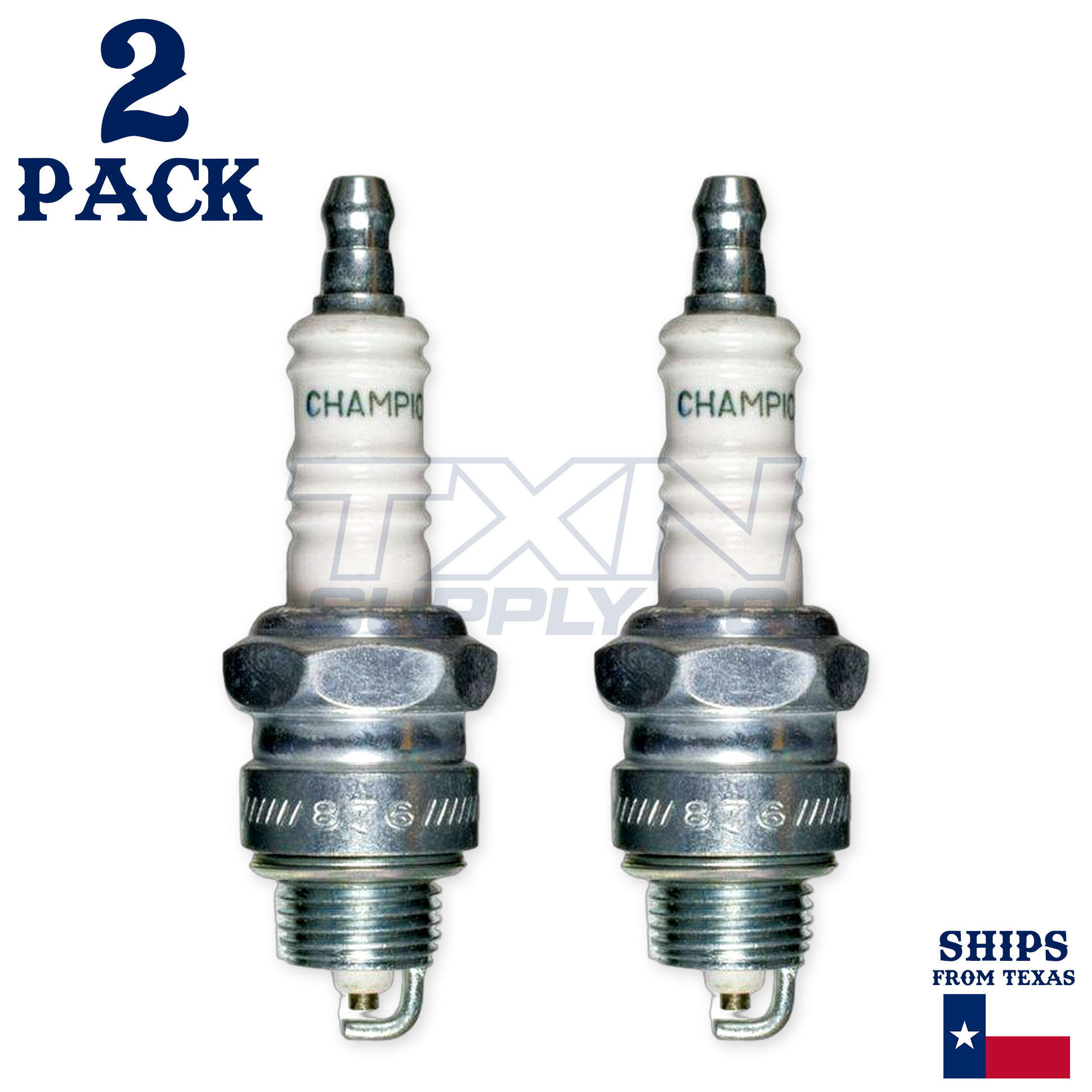 Champion 10 Copper Plus Spark Plug J12YC - 2 Pack - Image 2