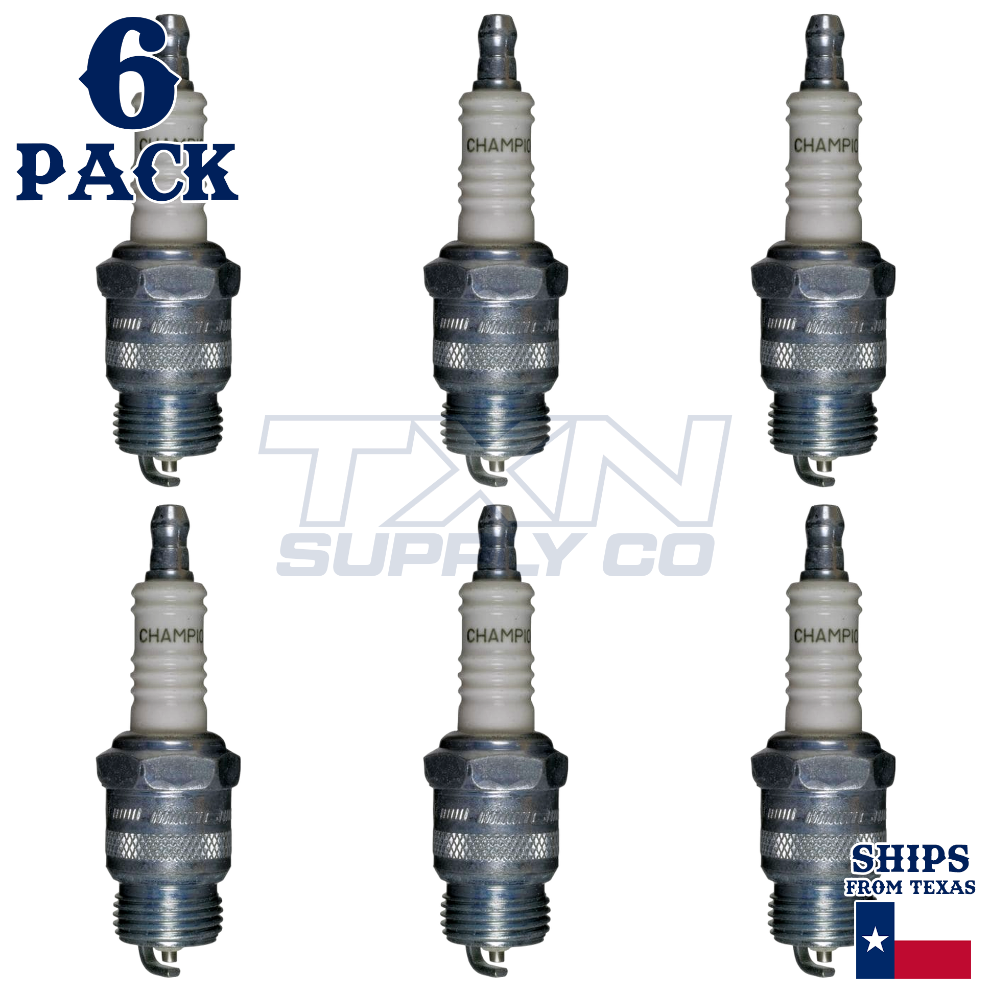 Champion 11 Spark Plugs 6 Pack - Image 1