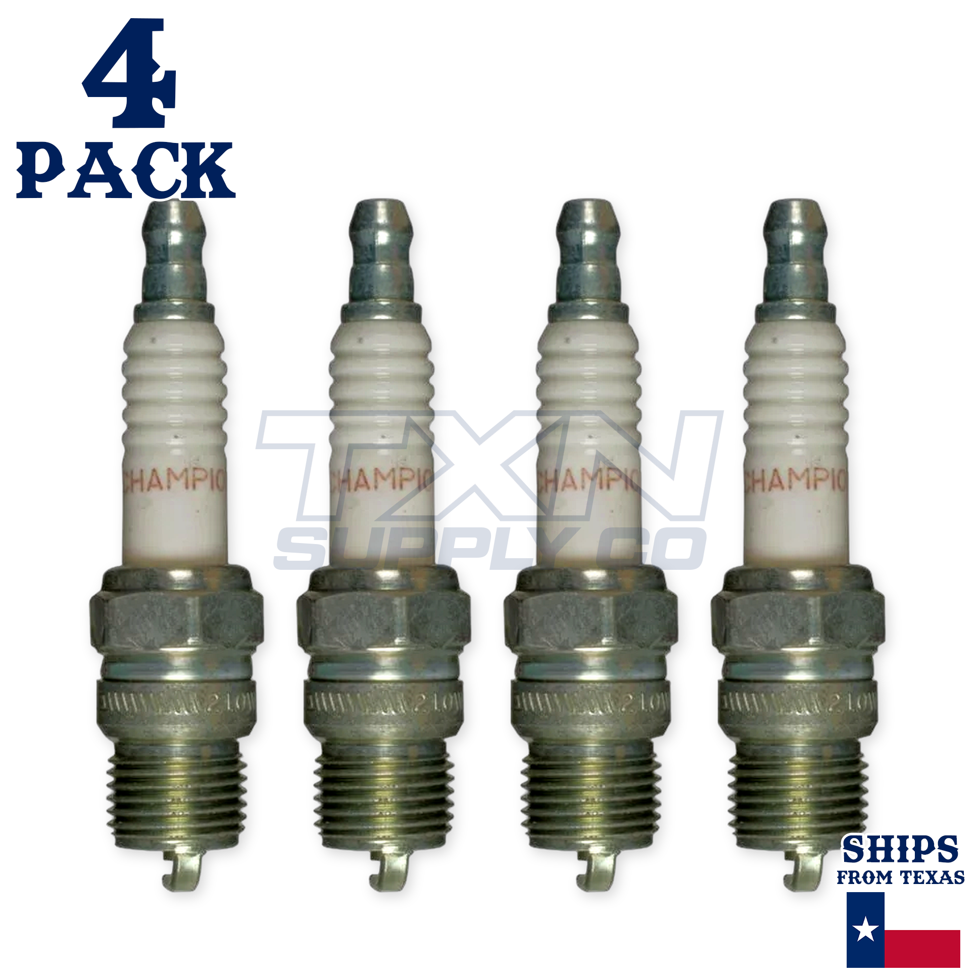 Champion 113 Copper Plus Spark Plug RV12C - 4 Pack - Image 2
