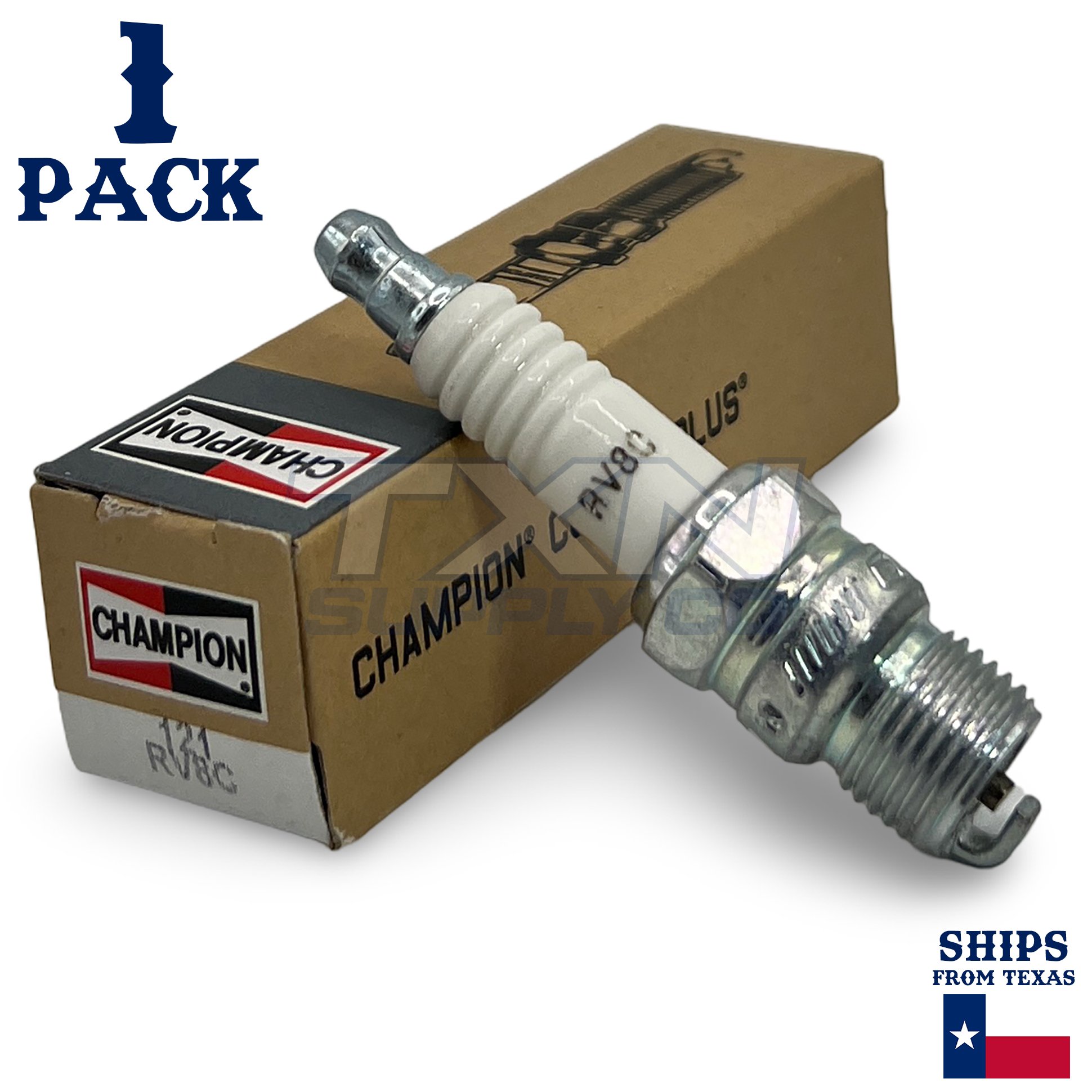 Champion 121 Spark Plug RV8C - 1 Pack - Image 1
