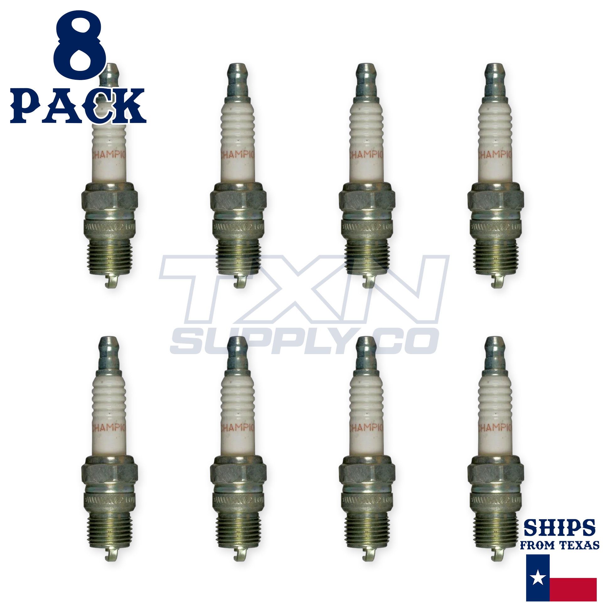 Champion 121 Copper Plus Spark Plug RV8C - 8 Pack - Image 2